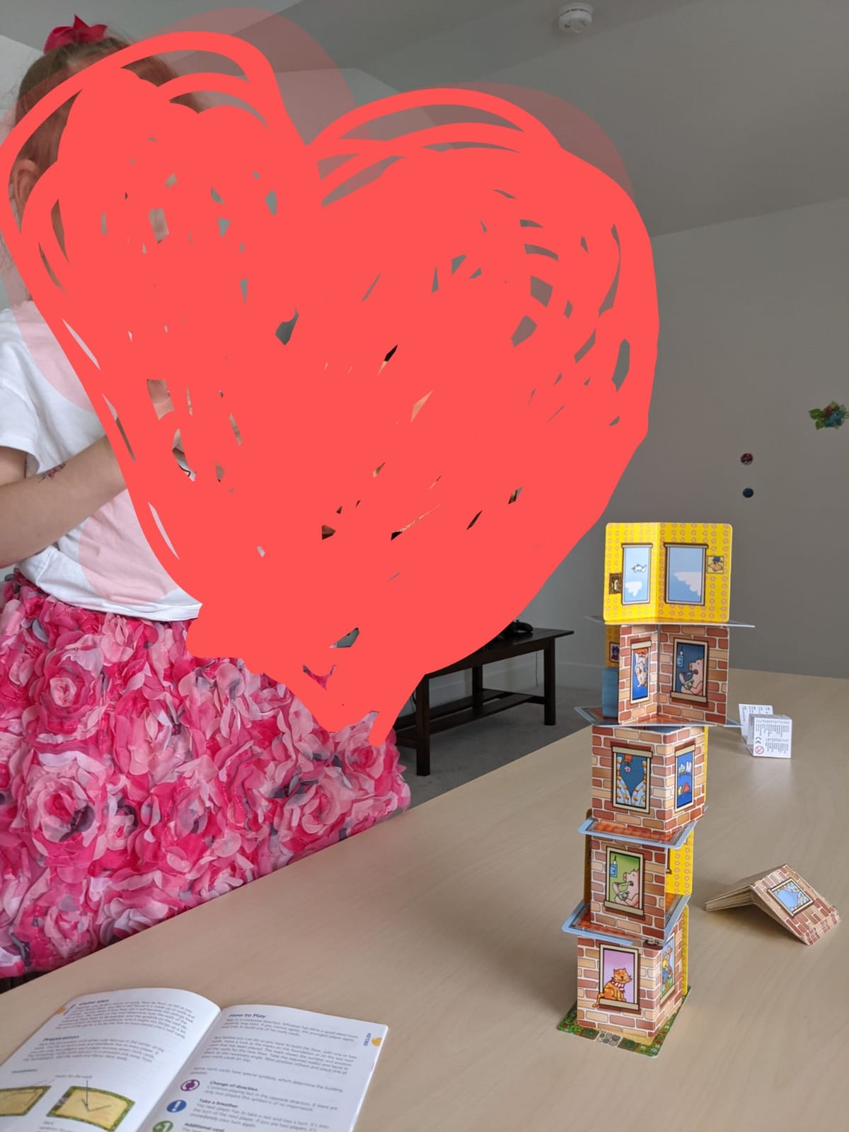 HABA Rhino Hero Game - Card Games for Kids, Ideal for Ages 5 & up - The Heroic Rhino Hero Stacking Card Game Adventure - Triple Award Winner customer photo 1