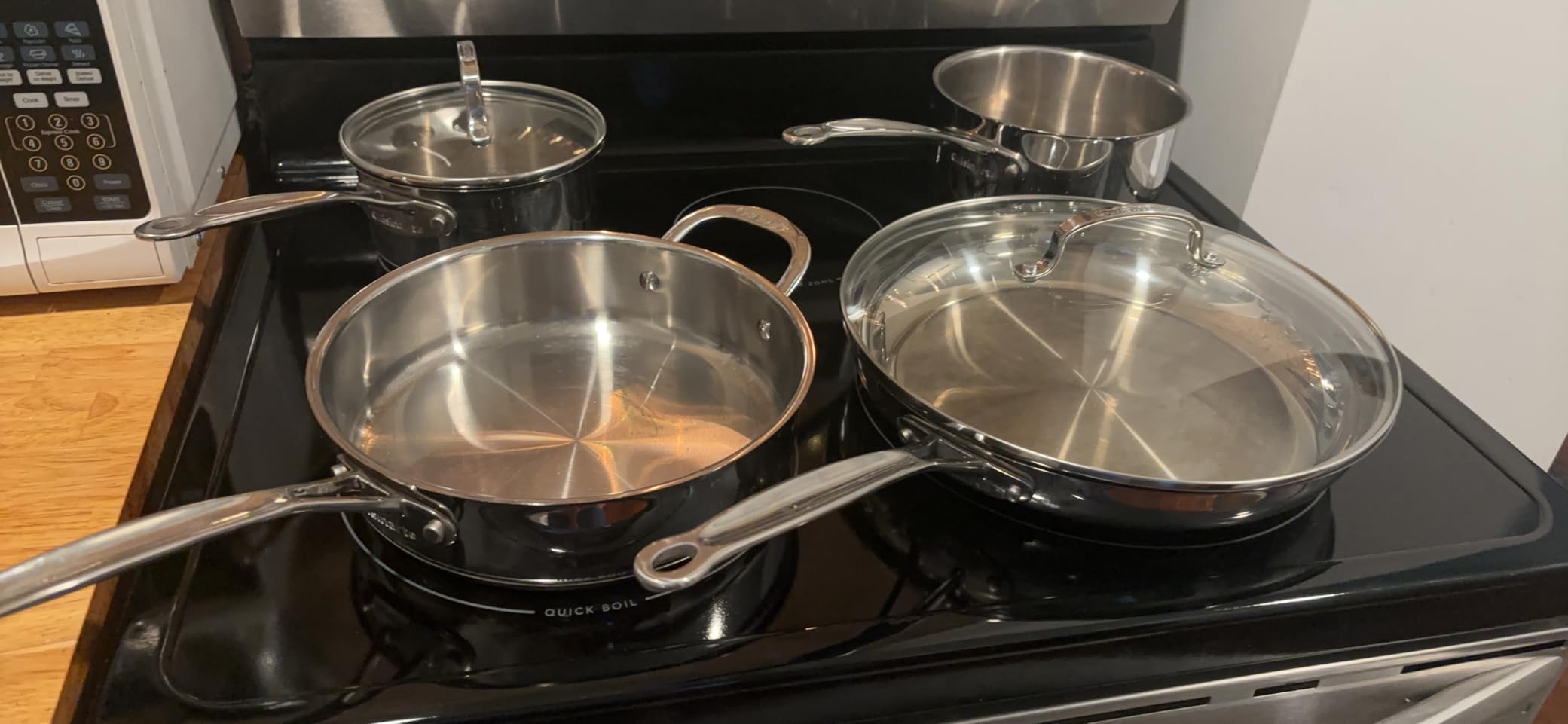 Cuisinart 12 Inch Skillet with Glass Cover, Chef's Classic Collection, 722-30G customer photo 2