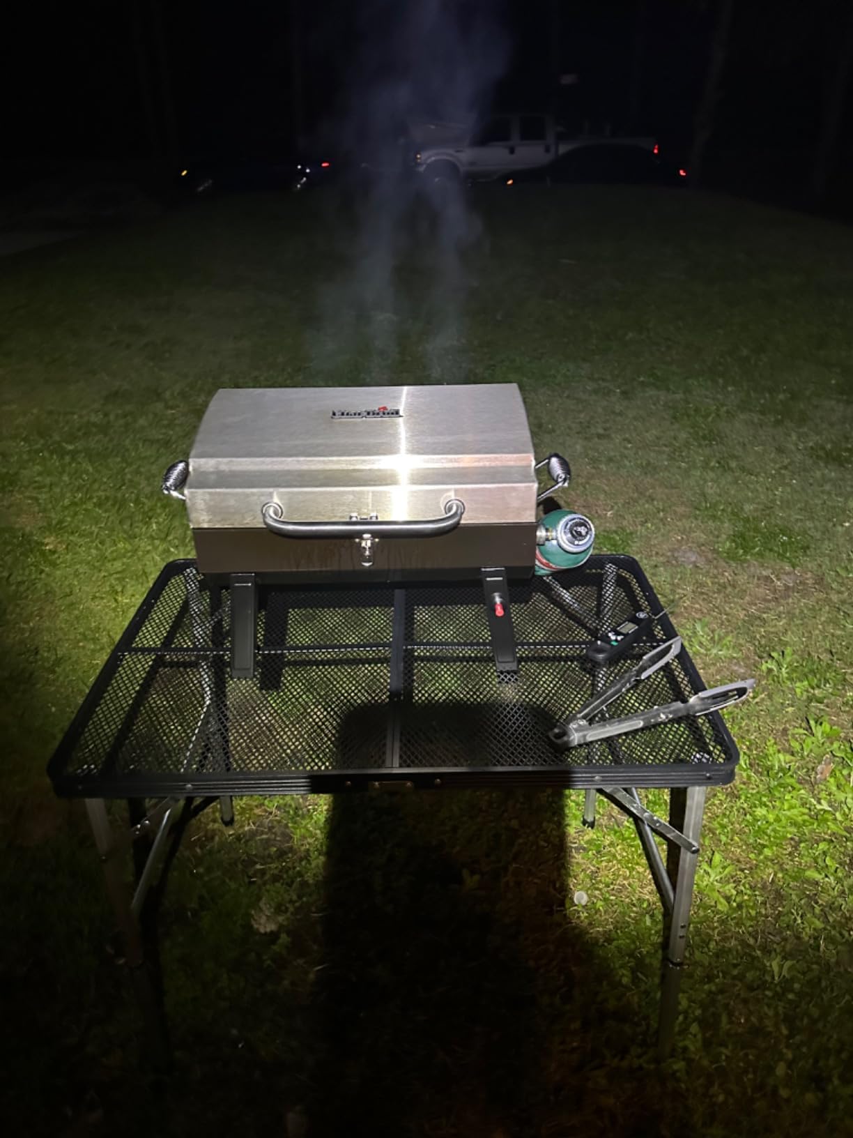 Charbroil 1-Burner Portable Gas Grill, Stainless Steel - 465640214 customer photo 1