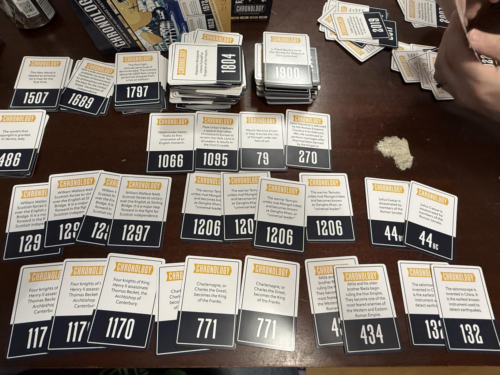 Buffalo Games - Chronology - The Game Where You Make History - Historical Timeline Trivia for 2+ Players, Ages 14+ customer photo 1