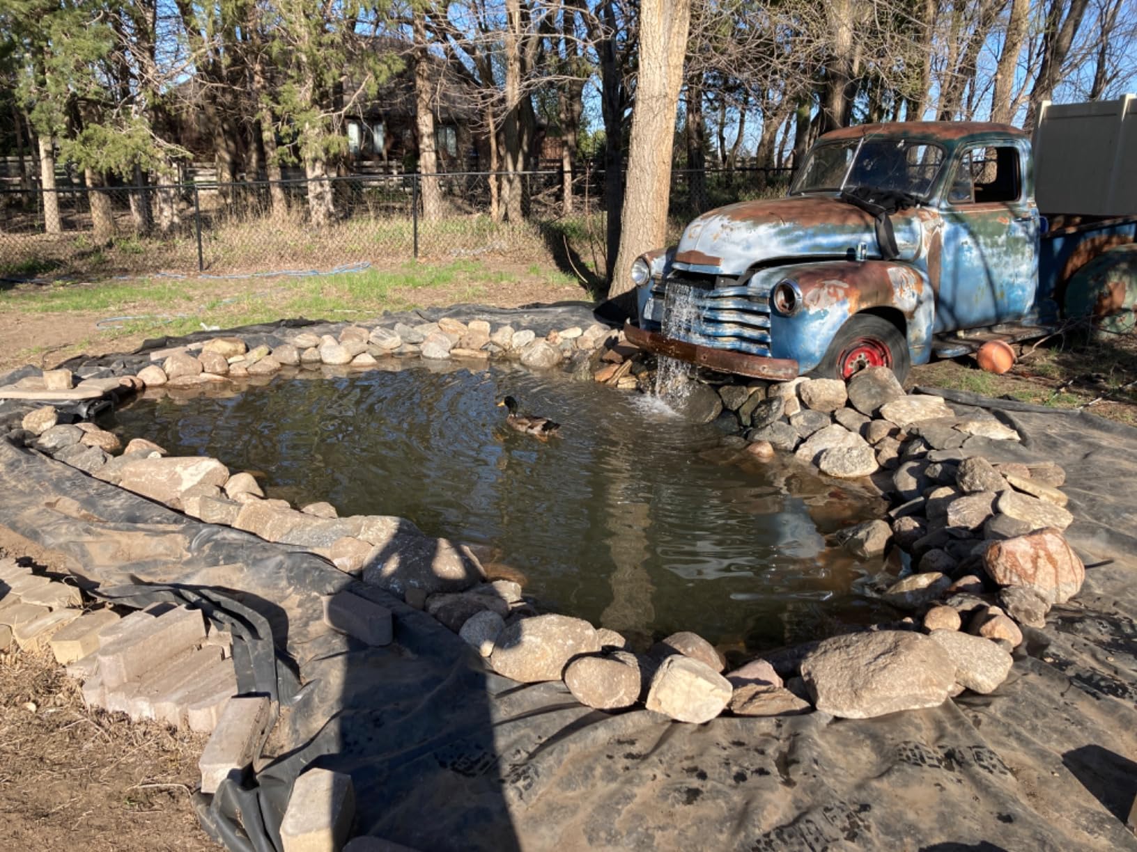 HALF OFF PONDS PondBuilder Crystal 4000 GPH Pond Kit 20 x 25 Ft EPDM Liner customer photo 2