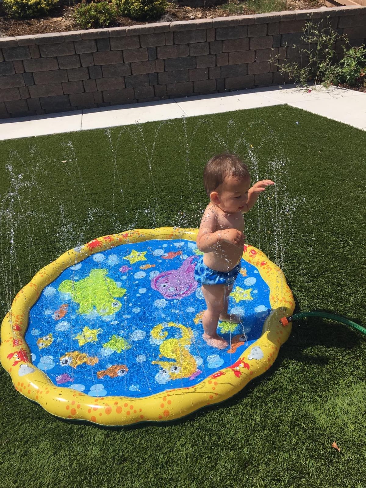 BANZAI 54In-Diameter Sprinkle & Splash Play Mat customer photo 1