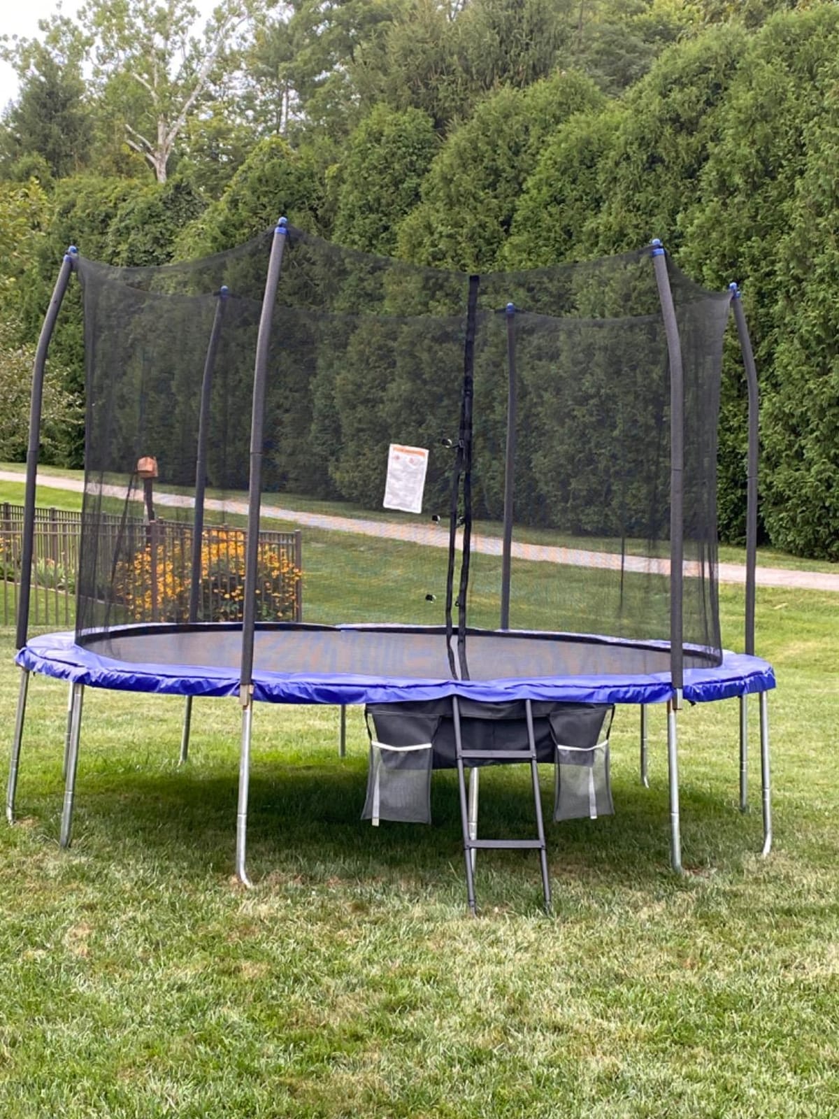 Skywalker Trampolines 12-Feet Round Trampoline and Enclosure with Spring Pad customer photo 2