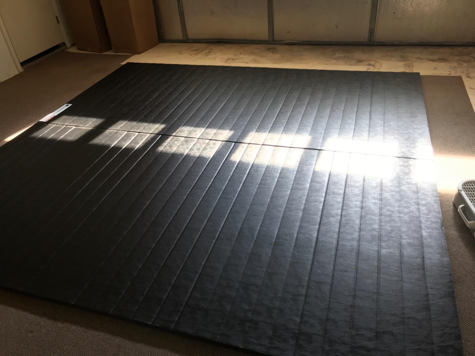 IncStores 1.4 Inch Thick Roll Out Wrestling Mat | Foam and Vinyl Mat for Practicing Wrestling Technique in Your Basement, Garage, or School Facility customer photo 1