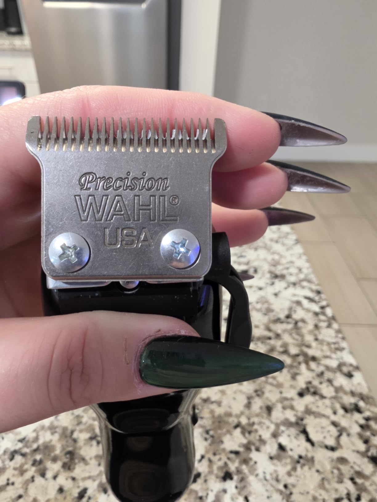 Wahl Clipper USA Deluxe Corded Chrome Pro Complete Hair & Trimming Kit | Complete Home Haircutting Kit Includes Corded Hair Clipper, Cordless Battery Beard Trimmer & Styling Shears - Model 3029682 customer photo 1