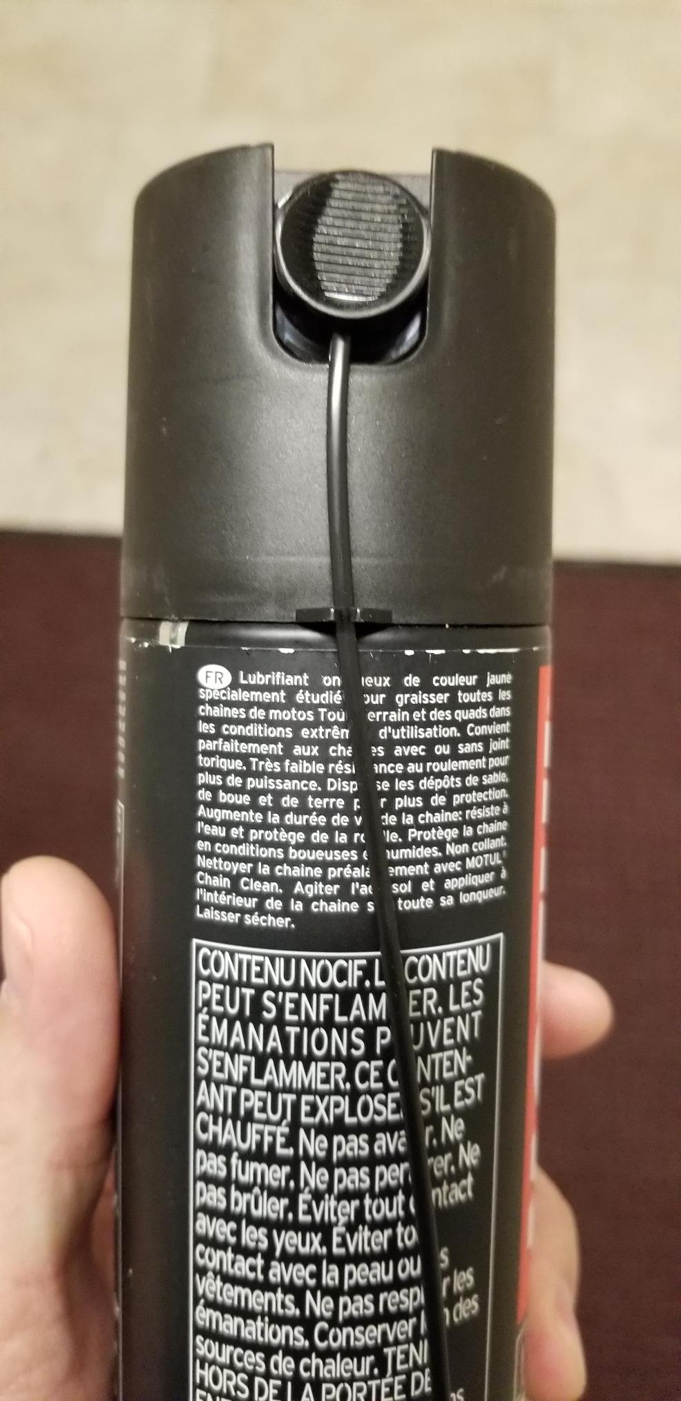 Motul MC Care C3 Off RoadChain Lube – Motorcycle Chain Lubricant Spray for Dirt Bikes & ATVs, High Adhesion, Anti-Wear & Mud Resistance, O-Ring Safe, 9.3 oz customer photo 2