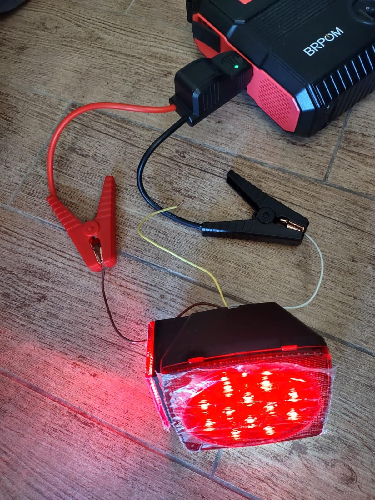 MAXXHAUL 70205 Trailer Light Kit - 12V All LED, Left and Right Waterproof Submersible for Trailers, Boat Trailer Truck Marine Camper RV Snowmobile, Red customer photo 1