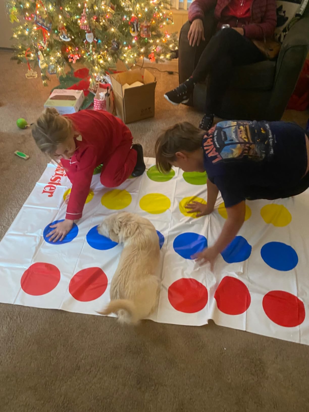 Hasbro Twister Party Classic Board Game for 2 or More Players,Indoor and Outdoor Game for Kids 6 and Up,Packaging May Vary customer photo 1