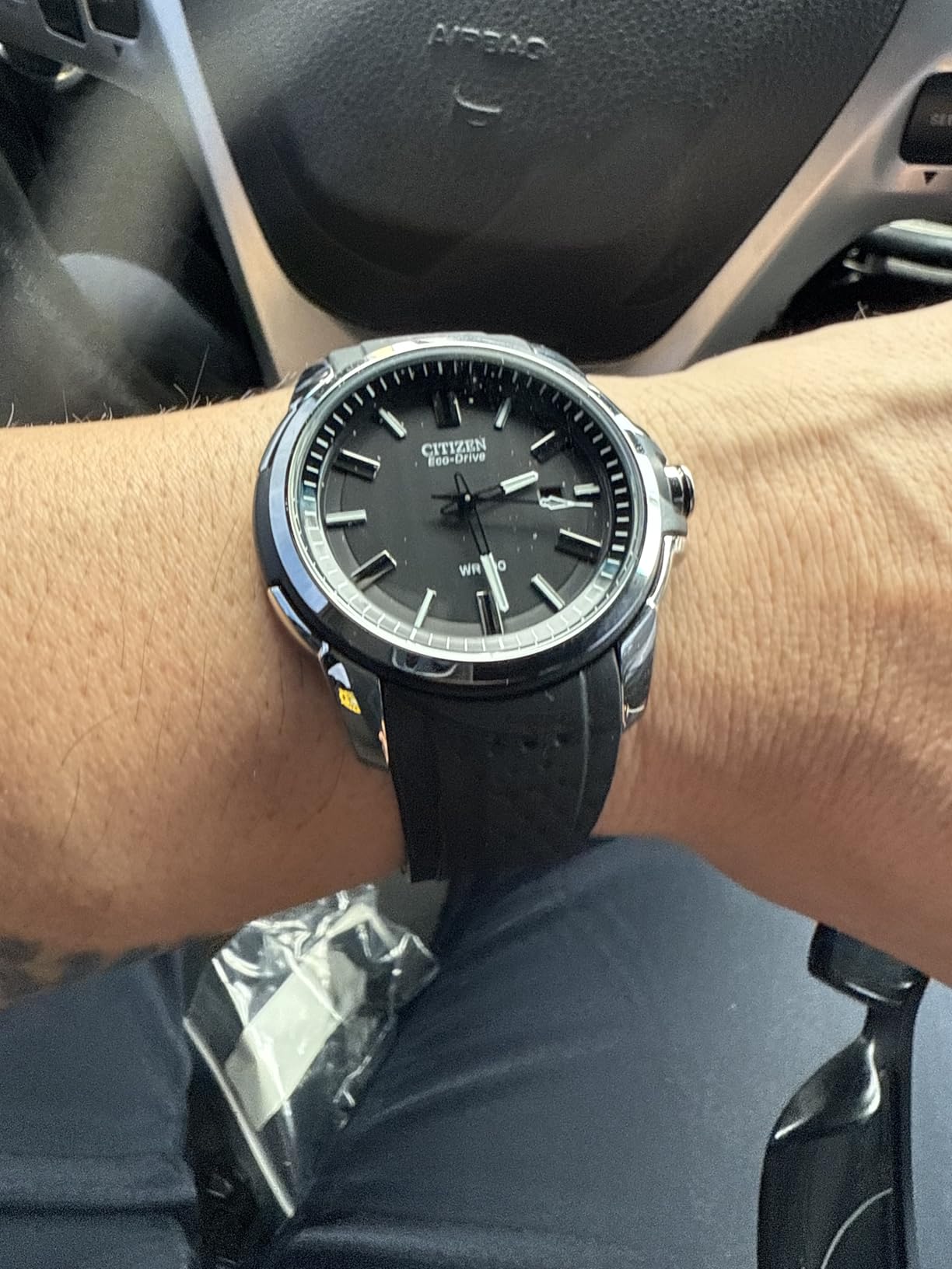 Citizen Eco-Drive Weekender Mens Watch, Stainless Steel with Polyurethane Strap customer photo 1