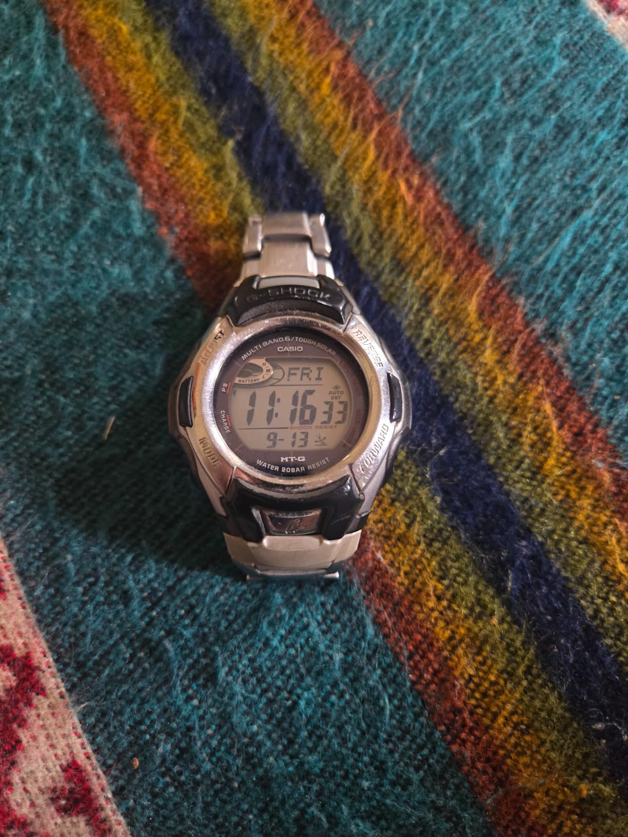 Casio Men's G-Shock MTGM900DA-8CR Tough Solar Atomic Stainless Steel Sport Watch customer photo 1