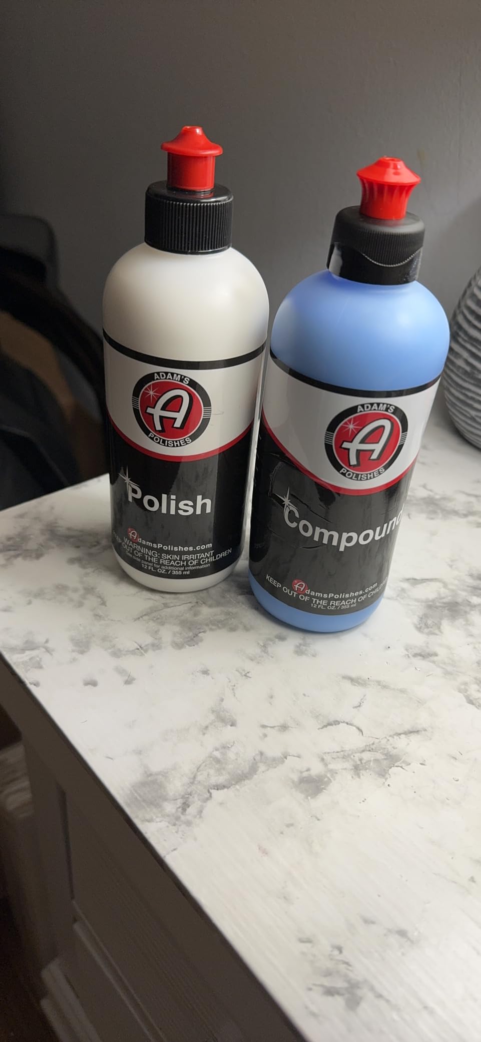 Adam's Polishes 2-Step Polishing System 12oz Combo - Silicone-Free, Body Shop Safe Formula - Quick, Professional Correcting and Polishing Results for Clear Coat, Gel Coat, Single Stage Finishes customer photo 1