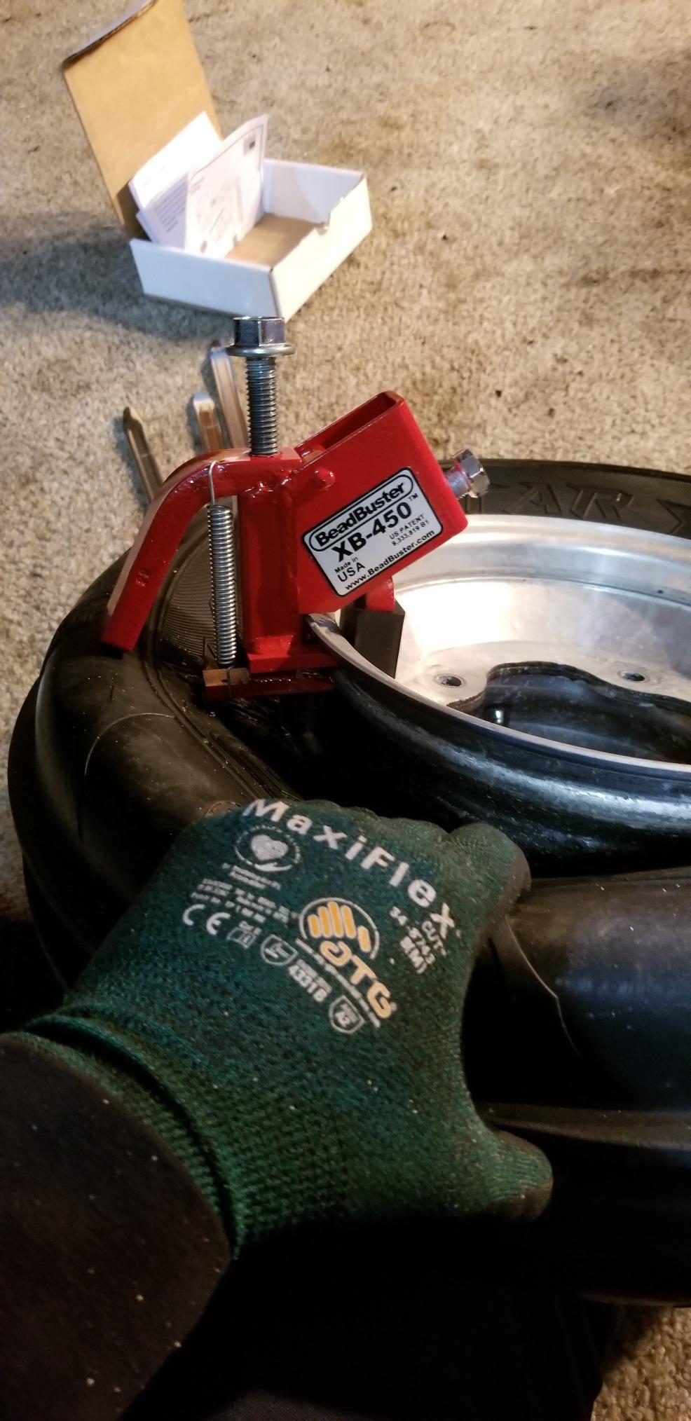 BeadBuster XB-450i Bead Breaker MADE-IN-USA for ATV/Motorcycle / 4x4 / Truck/Auto/Lawn Mower customer photo 1