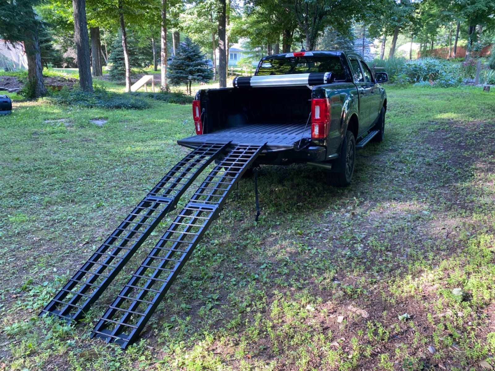 Titan Ramps Aluminum ATV Motorcycle Loading Ramps, 1,200 lb, 9 Ft, 2-Pack customer photo 1