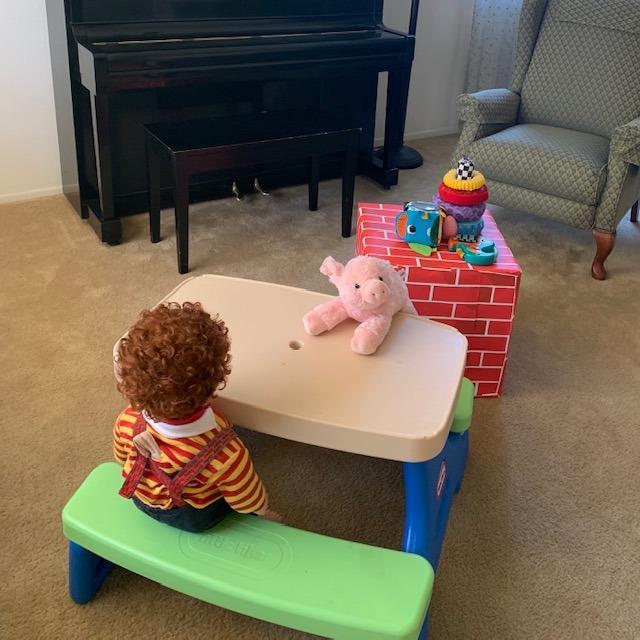 Little Tikes Easy Store Jr. Play Table (Amazon Exclusive), Ages 18 Months to 5 Years customer photo 2