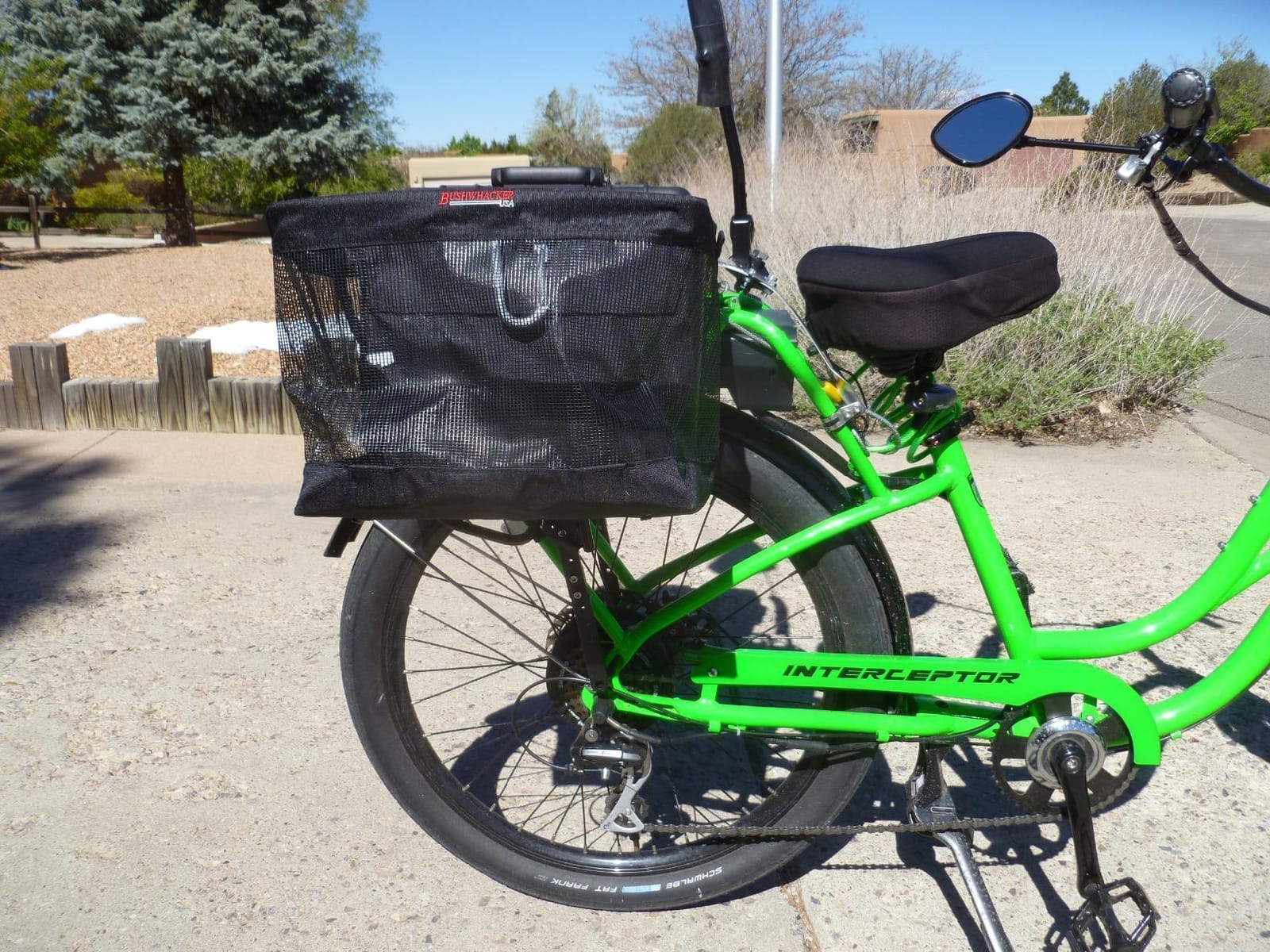 Bushwhacker Omaha Bicycle Grocery Panniers – Foldable Bike Rack Bags & Basket for Groceries – Easy 3-Point Mounting System – Pair of Rear Bags for Shopping and Cycling Commuting customer photo 1