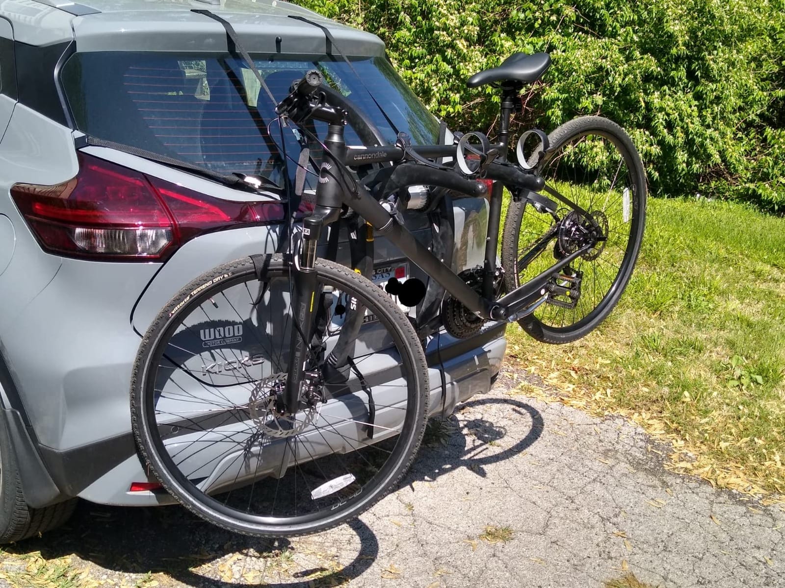Saris Bones Car Trunk Bicycle Rack Carrier, Mounts 2 Bikes, Black - Durable, Rust-Free, Anti-Sway Straps, Fits Most Vehicles, Made in USA, Arc-Based Design, 100% Recyclable Materials customer photo 2