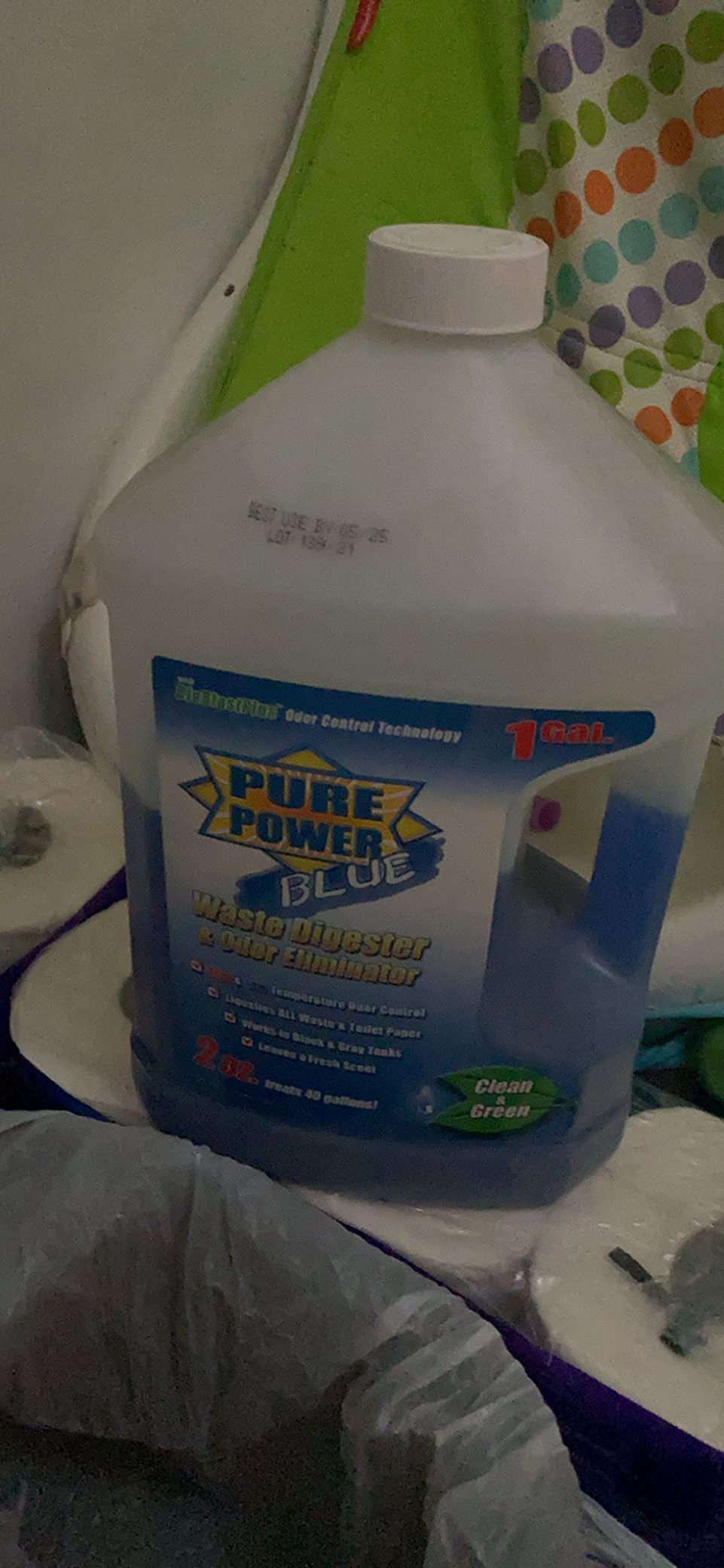 Valterra - V23128 Pure Power Blue Waste Digester and Odor Eliminator - 128-Ounce Bottle customer photo 1