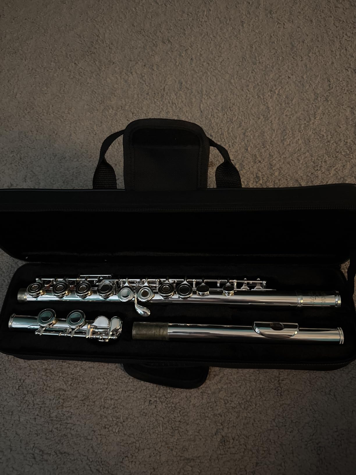 Glory Silver Plated Intermediate 16 Keys Open/Closed Hole C Flute customer photo 2