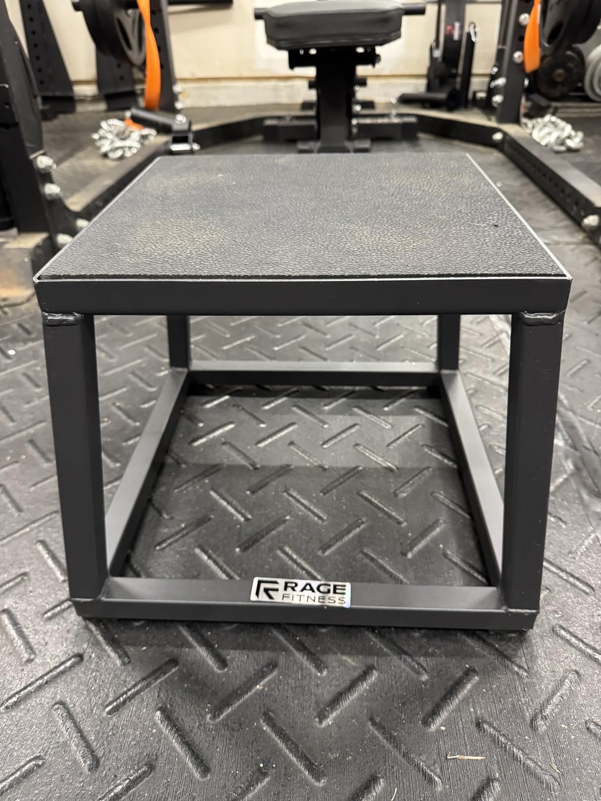 Rage Fitness Steel Plyo Box 12-18-24 Inch High Anti-Slip Pre-Assembled Plyometric Jump Box for Home Gym Conditioning and Strength Training (Sold Individually) Plyometric Platform Step customer photo 2