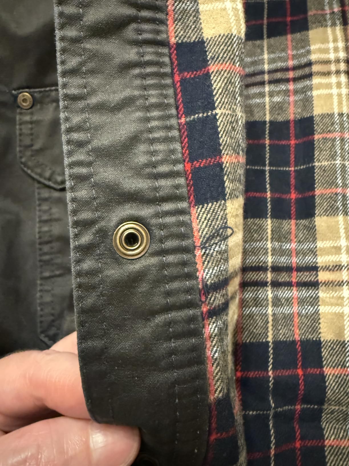 Legendary Whitetails Mens Flannel Lined Waxed Cotton Shirt Jacket customer photo 2