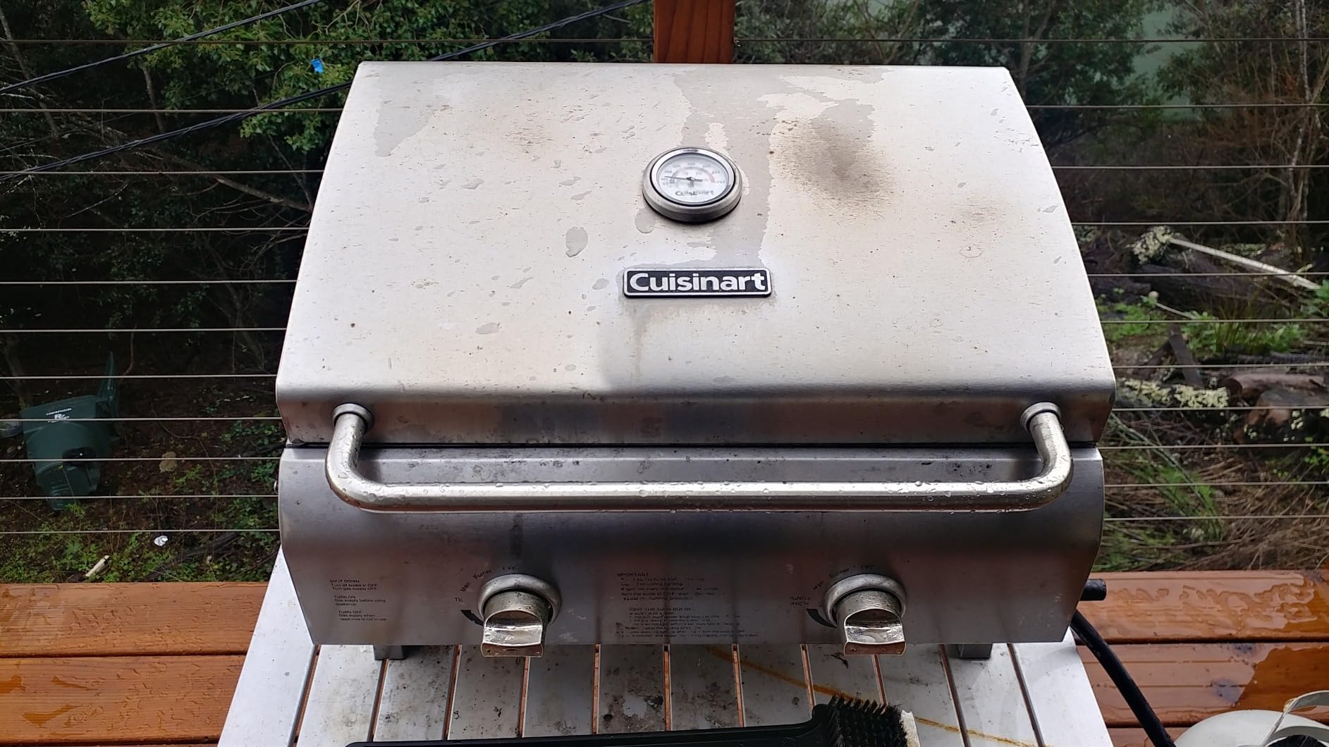 Cuisinart Outdoor Gas Grill, 20,000 BTU, Portable, 2-Burner customer photo 2