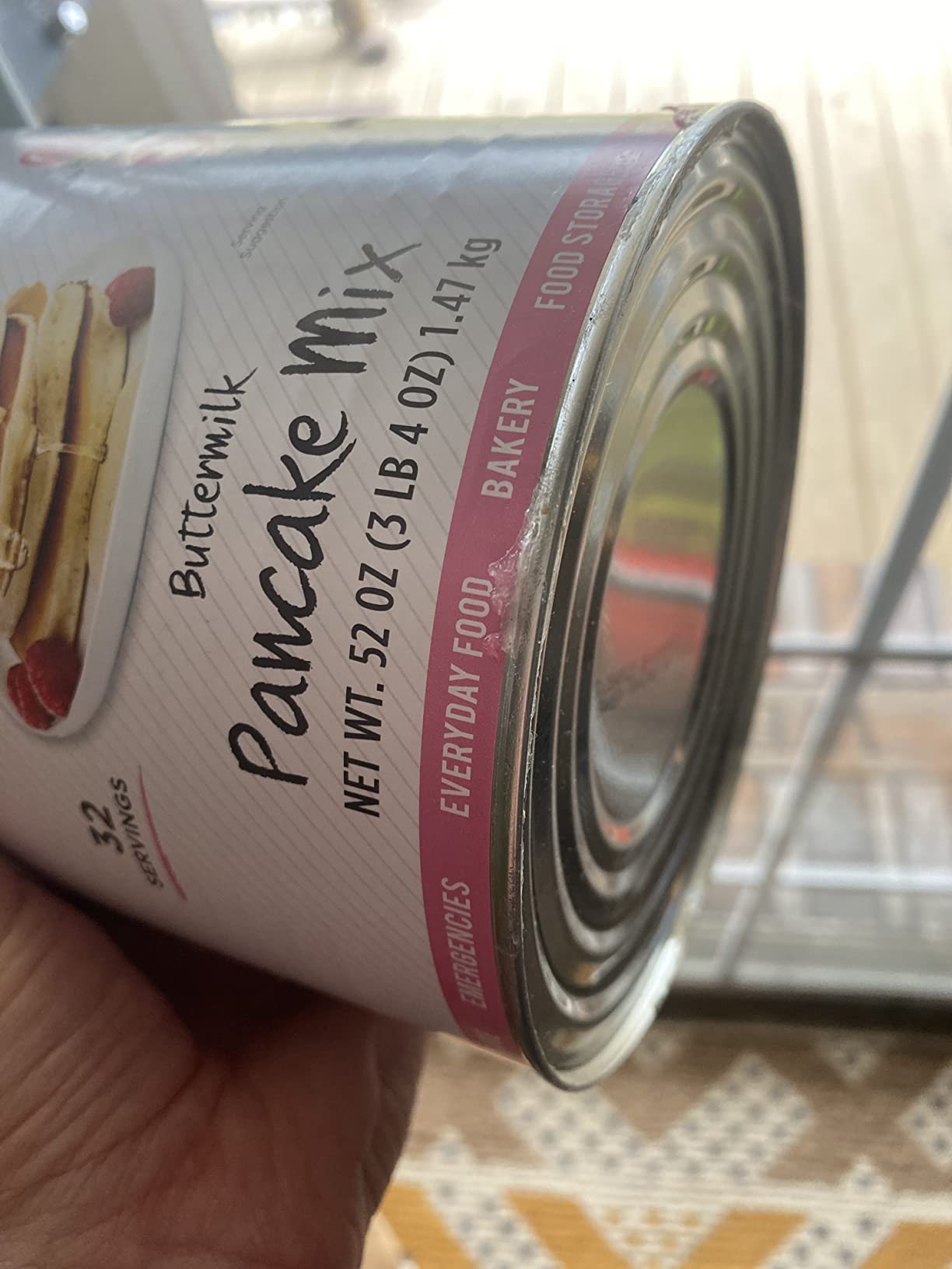 Augason Farms Buttermilk Pancake and Waffle Mix Can customer photo 1