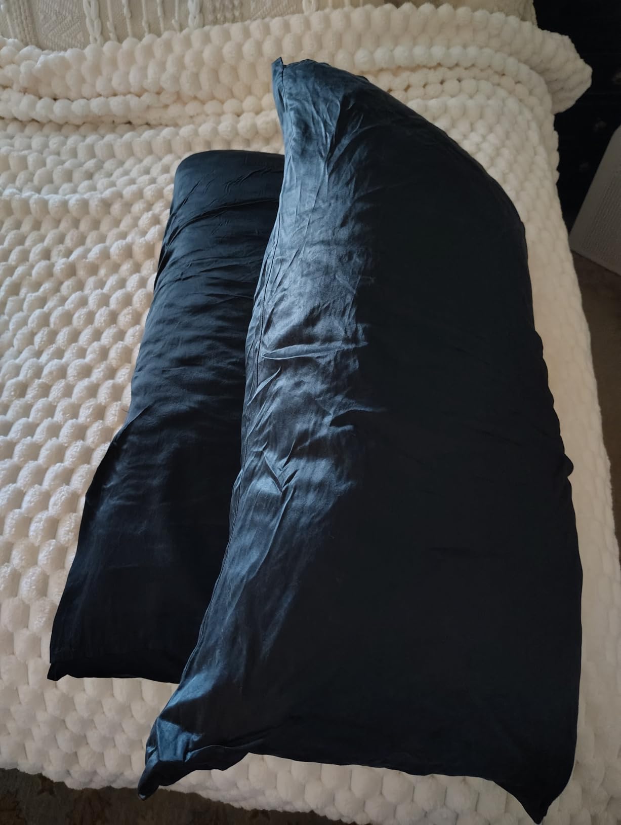 Fishers Finery 25mm 100% Pure Mulberry Silk Pillowcase (White Queen) customer photo 1