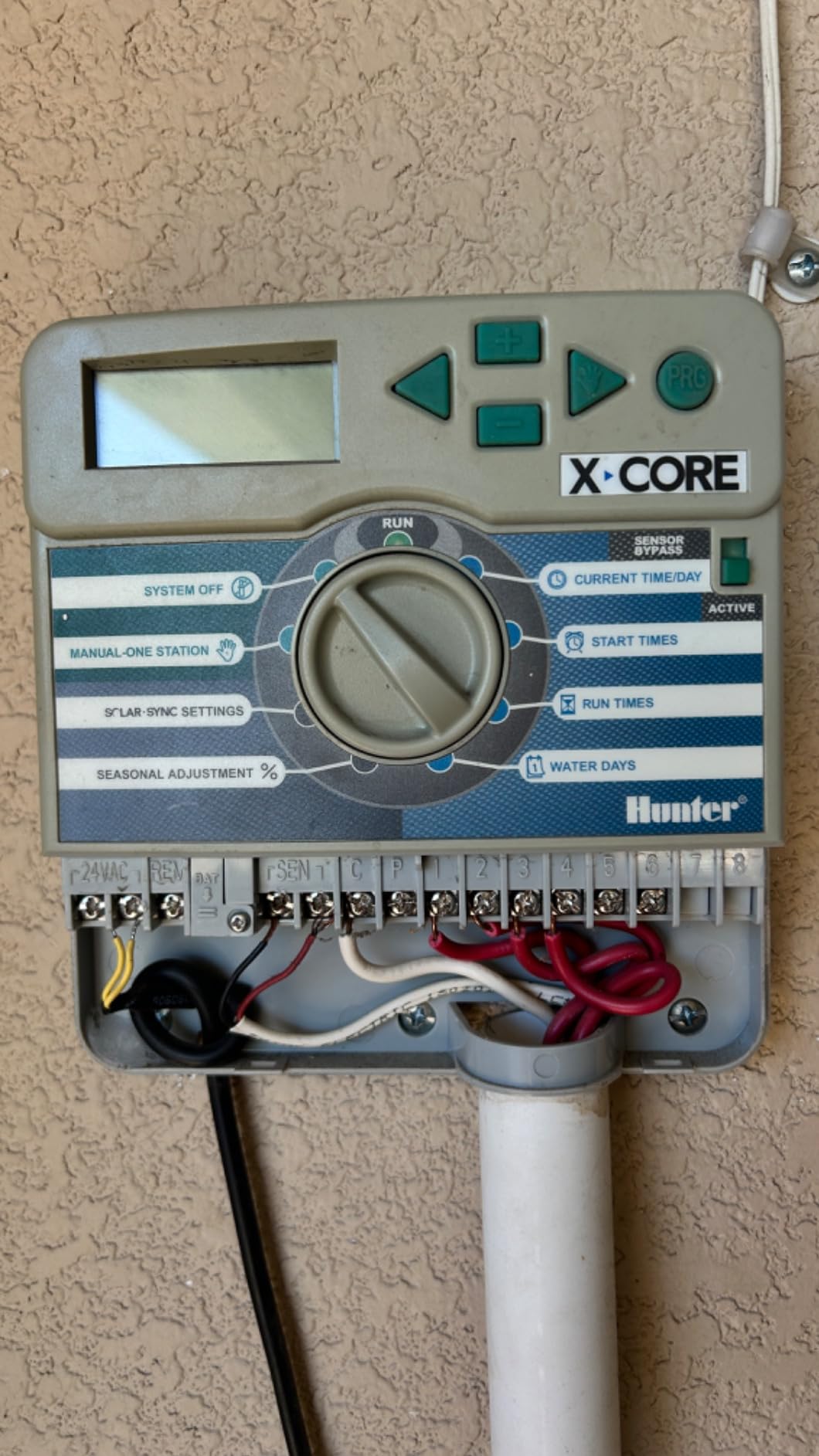 Hunter X-Core 6 Zone Sprinkler Timer, Indoor/Outdoor Sprinkler Controller customer photo 2