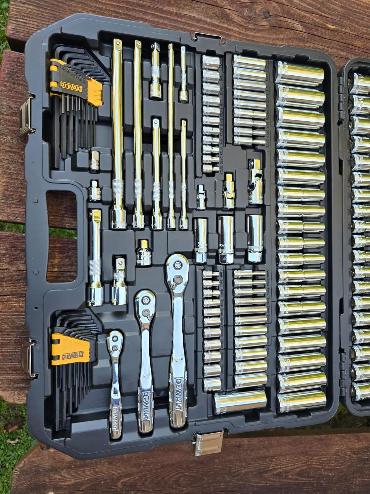 DEWALT Mechanics Tools Kit and Socket Set, 204-Piece Dewalt Tool Set, 1/4
