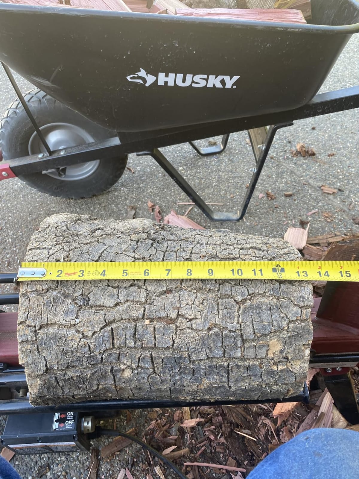 EC5T20 Electric Log Splitter, 5 Ton customer photo 1