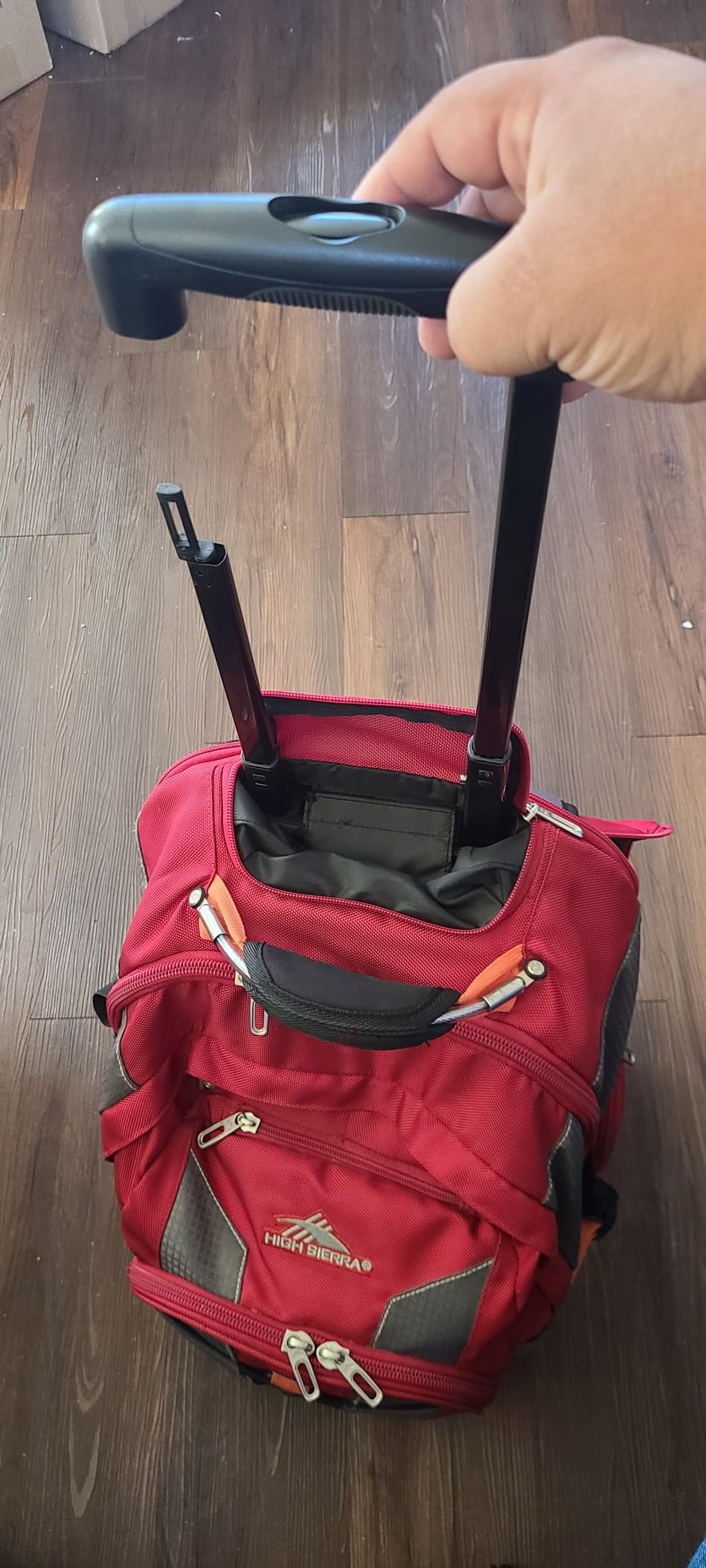 High Sierra XBT - Business Rolling Backpack, Carmine/Red Line/Black, One Size customer photo 1