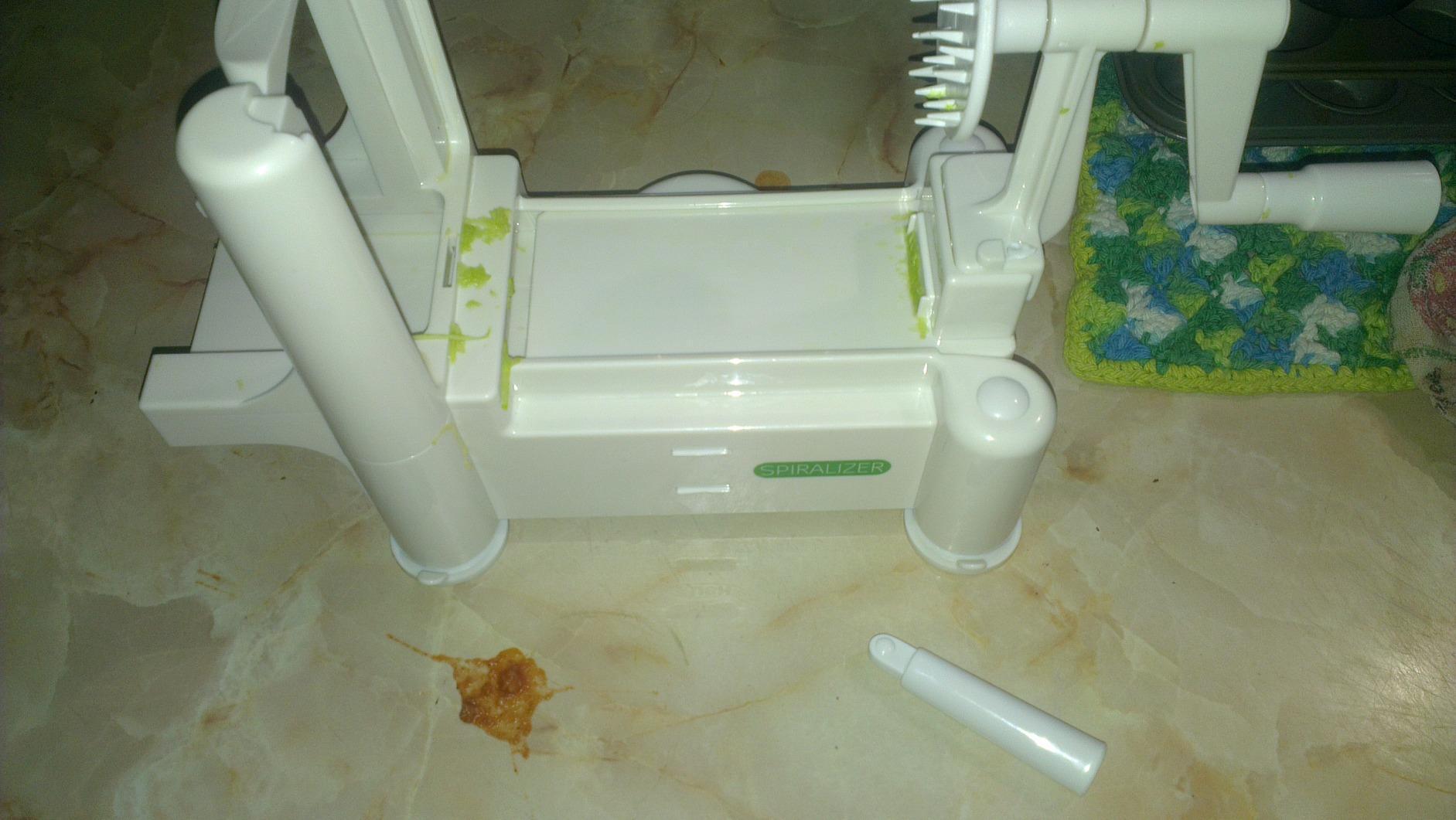 Spiralizer 7-Blade Vegetable Slicer, Strongest-and-Heaviest Spiral Slicer, Best Veggie Pasta Spaghetti Maker for Keto/Paleo/Non-Gluten, Comes with 4 Recipe Ebooks customer photo 2