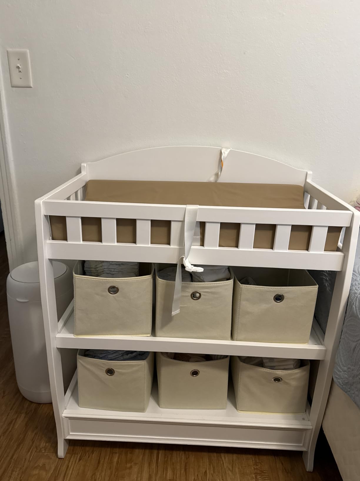Delta Children Infant Changing Table with Pad, White customer photo 2