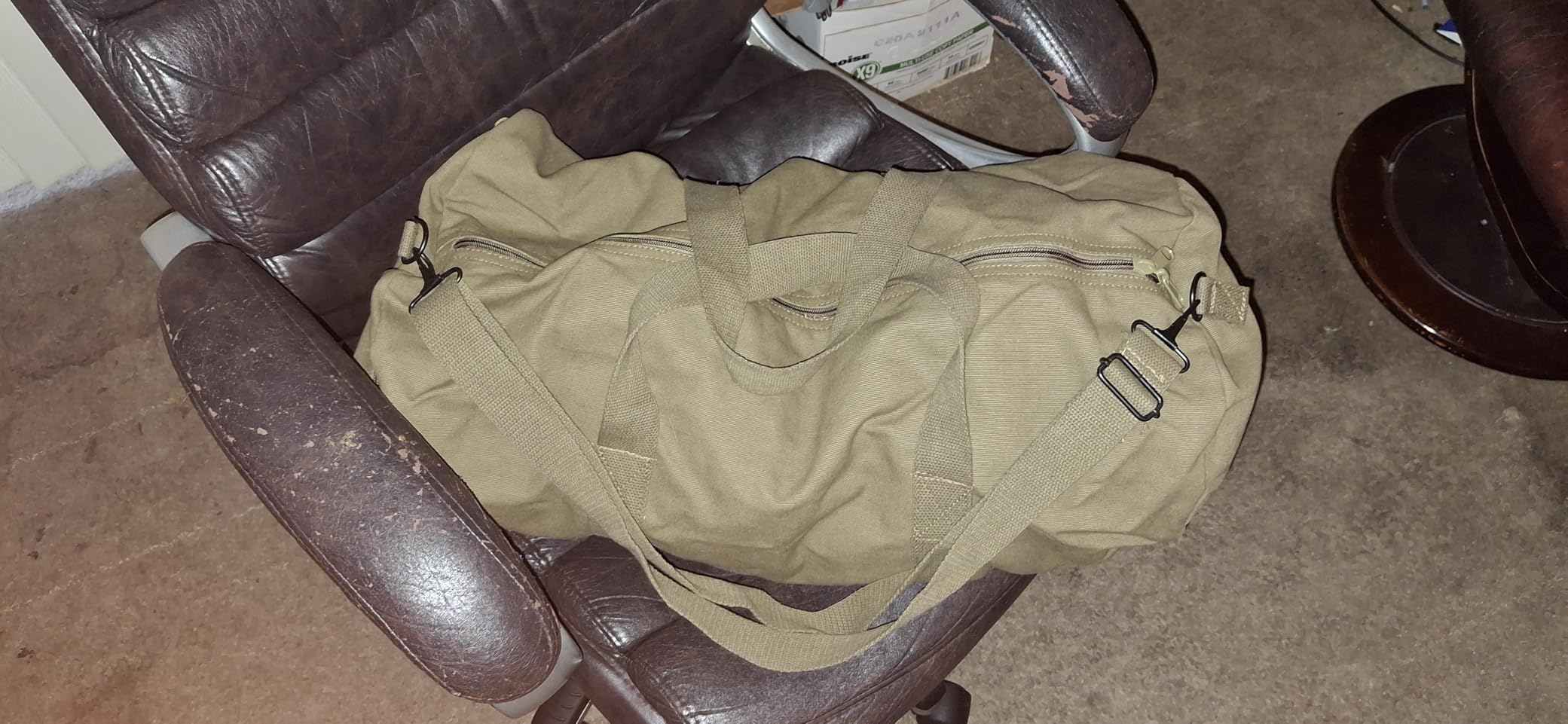 Rothco Heavy-Duty Canvas Shoulder Duffle Bag - Rugged Travel Gym Gear Equipment Bag customer photo 2
