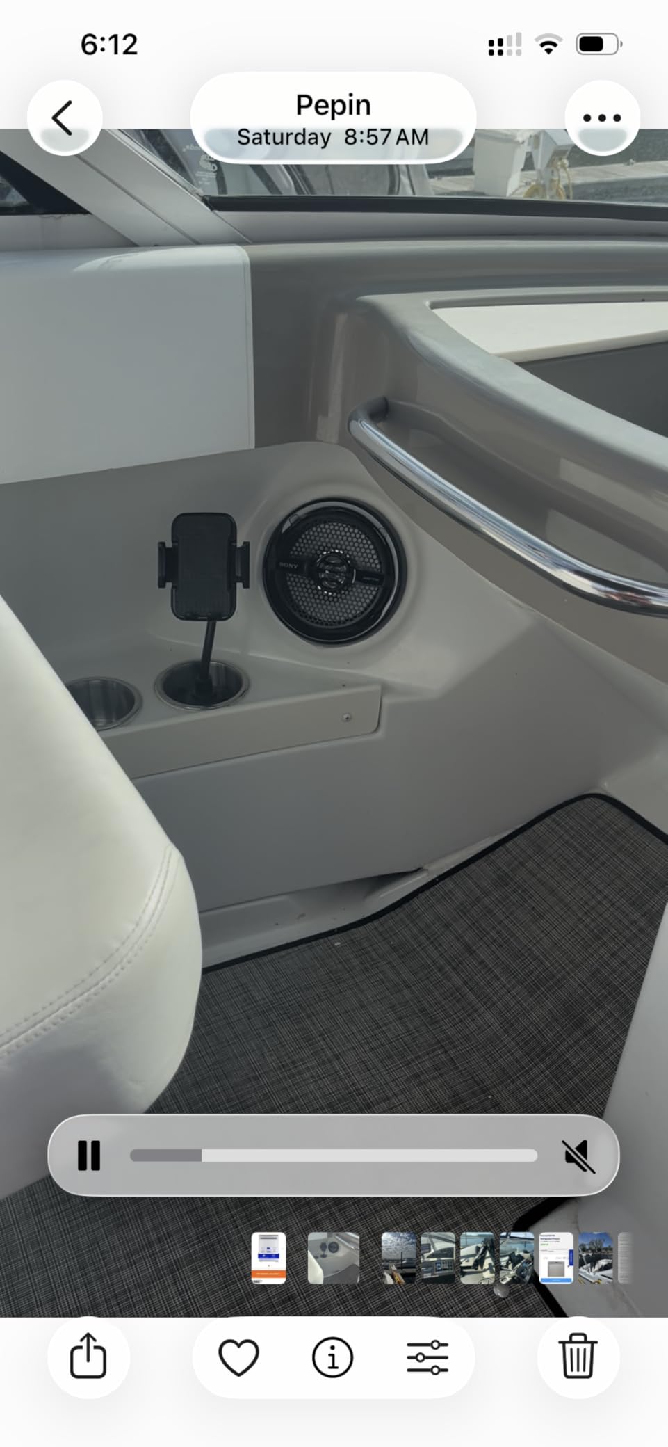 Sony XS-MP1611 Dual Cone Marine Speakers, Black customer photo 1