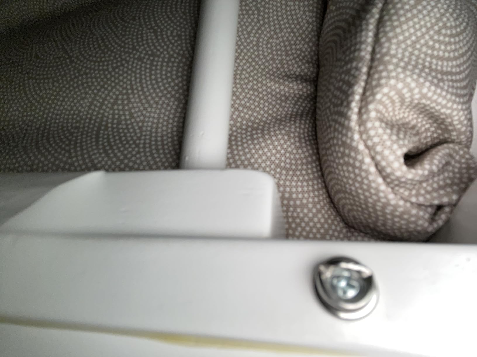 Storkcraft Premium Hoop Glider & Ottoman, White/Gray customer photo 1