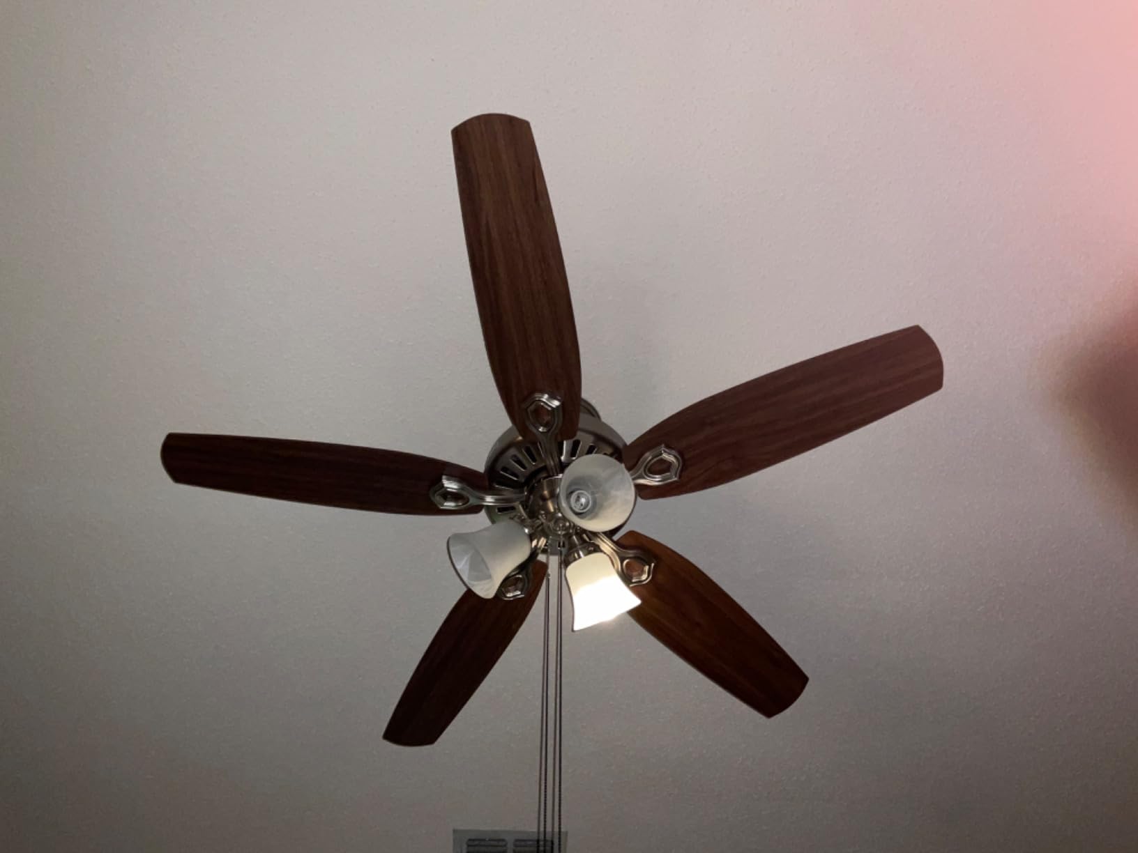 Hunter Builder, Indoor, Ceiling Fan, with LED Lights, 42 inch, New Bronze | Standard Mount, Pull Chain, 5 Blades, For Bedroom, Living Room, Includes Bulbs, 52107 customer photo 2