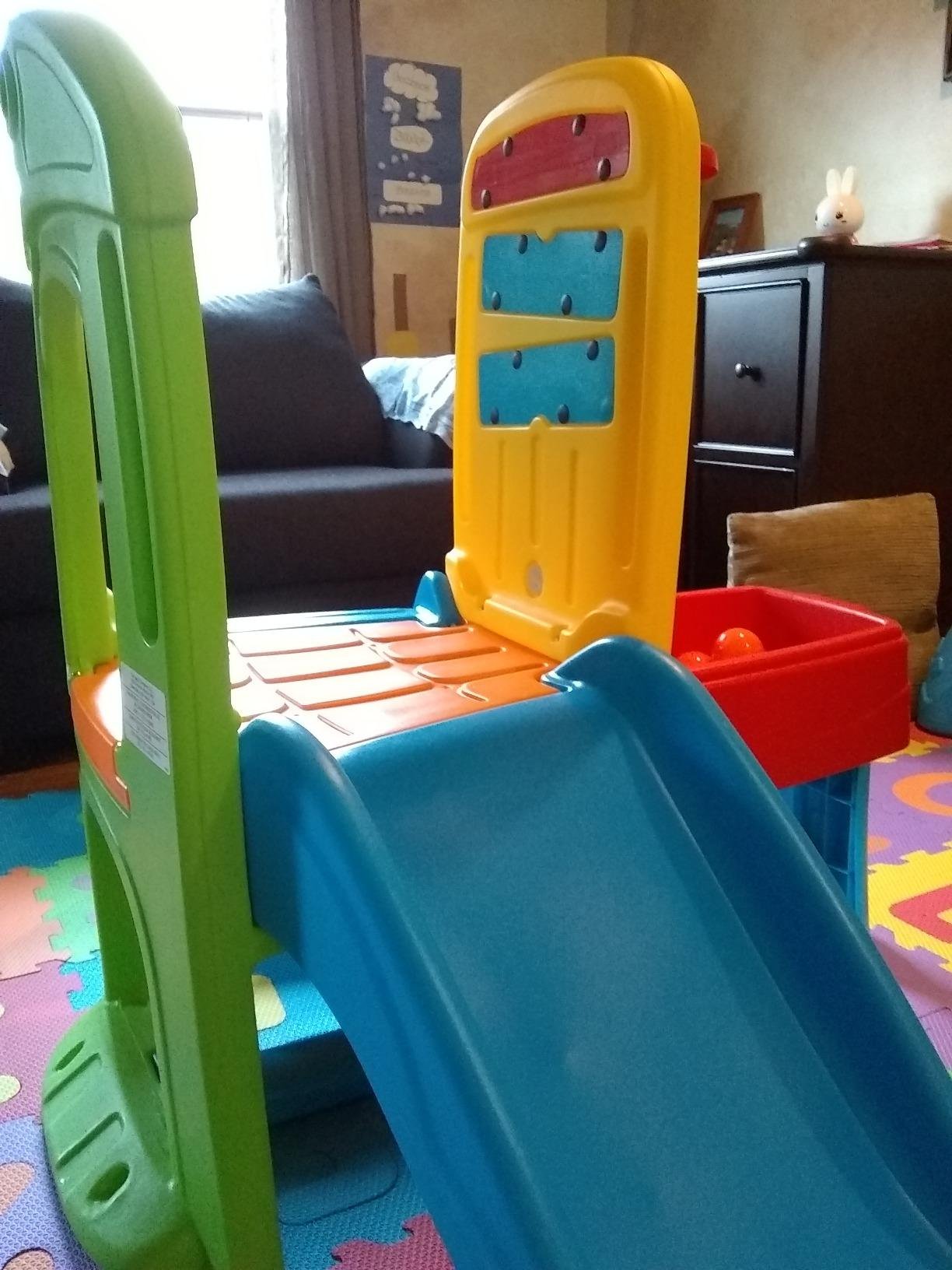 Step2 Play Ball Fun Climber, Kids Outdoor/Indoor Playset, Backyard Playground Set, Slide, Ladder, Ball Drop Maze, Outside Jungle Gym, For Toddlers 1.5+ Years Old customer photo 2