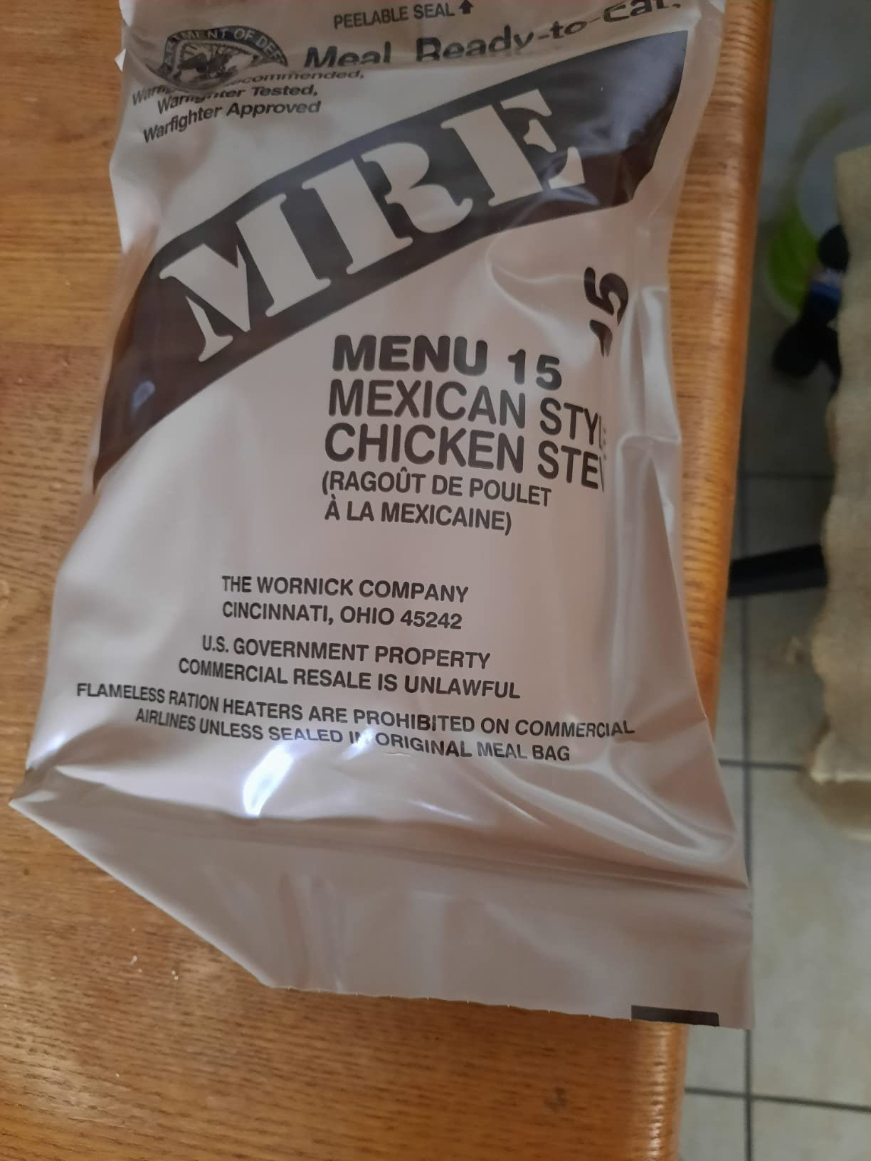 U.S. Military MRE 12-Pack, Flameless Heaters, Freeze Dried, 2023 Inspection customer photo 2