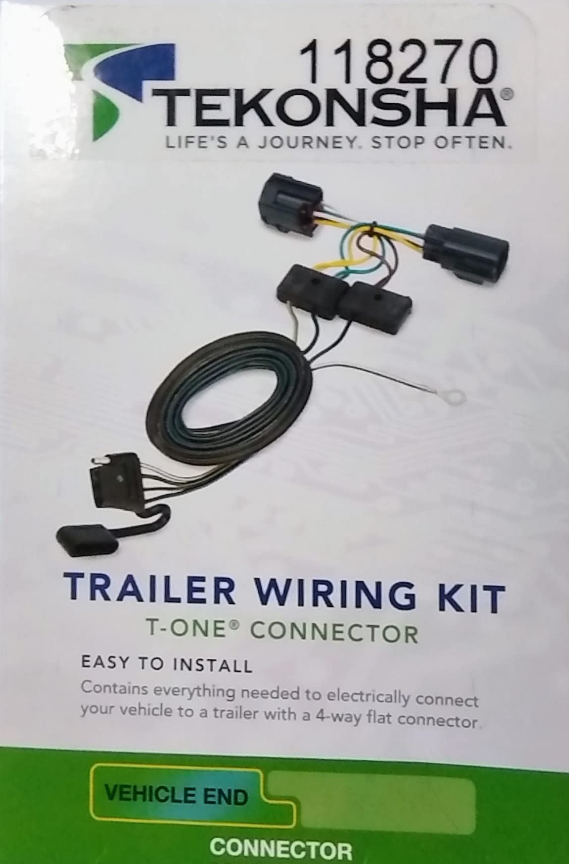Tekonsha 118270 Tow Custom Harness, 4-Way Flat, Compatible with Buick Enclave, Chevrolet Traverse and GMC Acadia, Acadia Limited customer photo 1