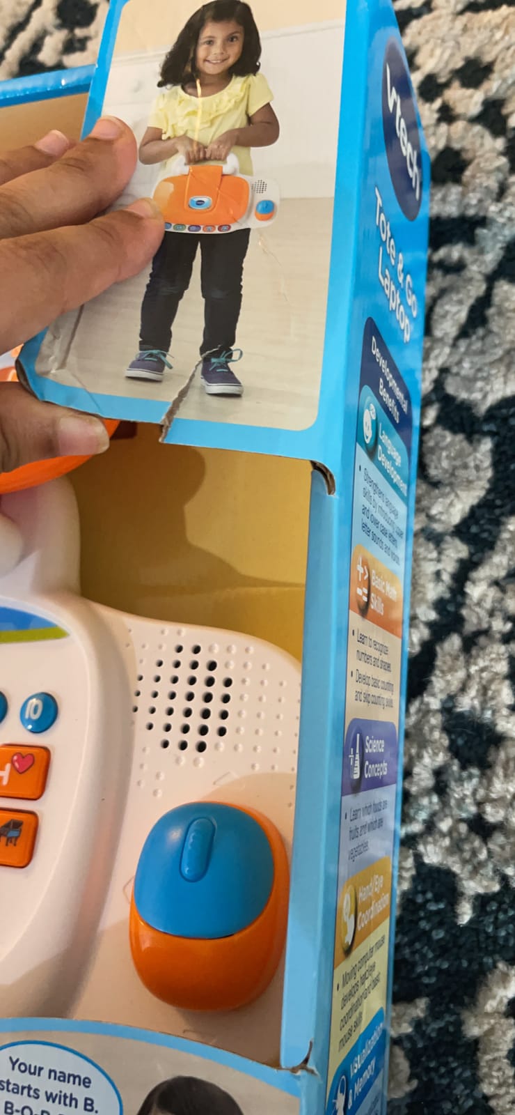 VTech Tote and Go Laptop, Orange customer photo 1