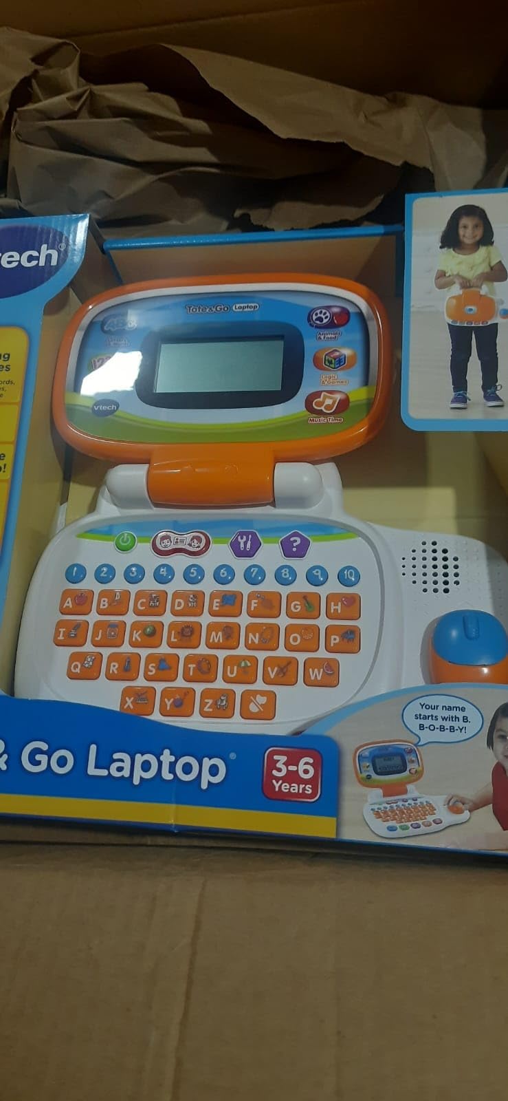 VTech Tote and Go Laptop, Orange customer photo 2