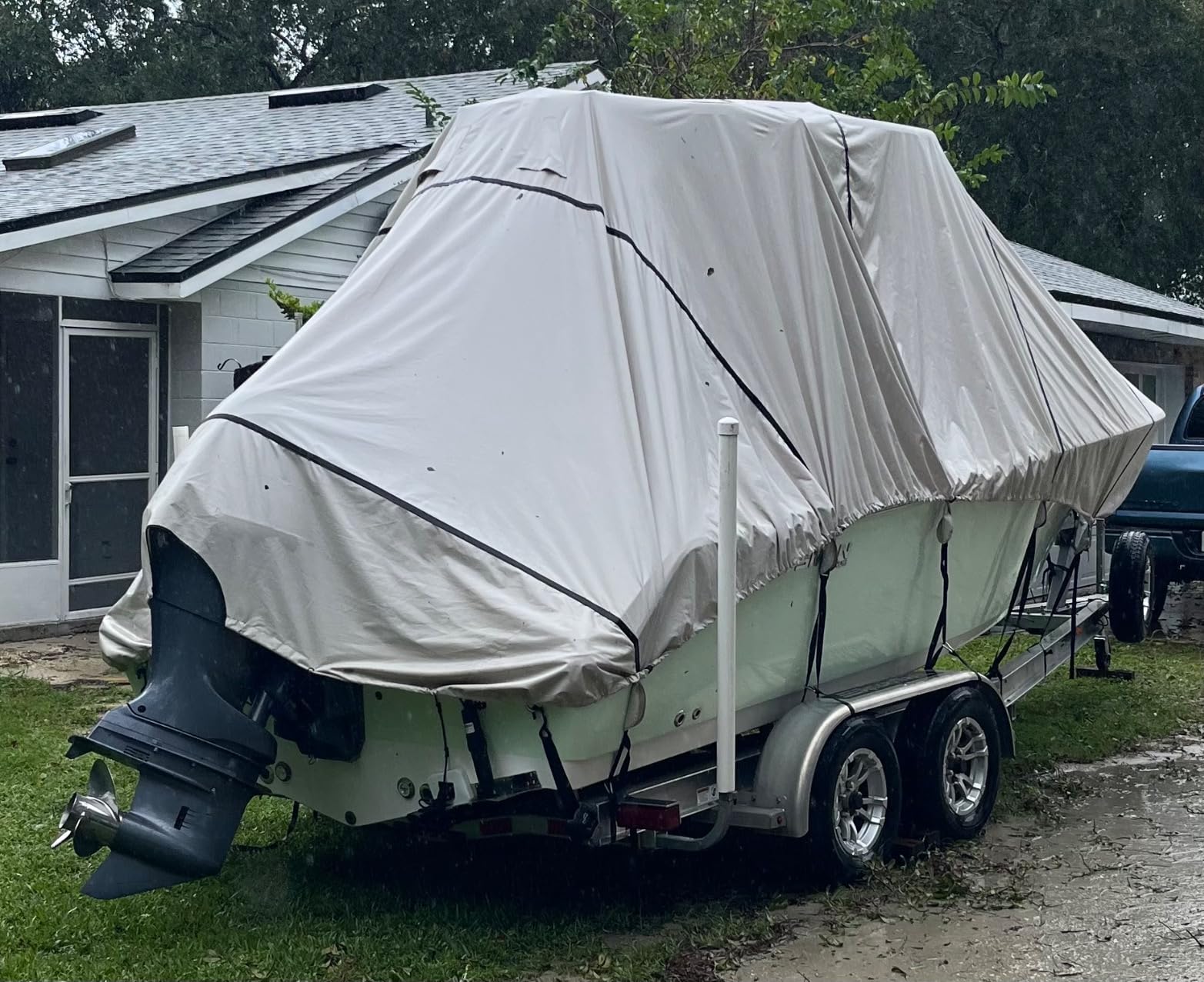 Budge Hard Top T-Top Boat Cover, Waterproof, Fits Boats 22-24 ft Long customer photo 1