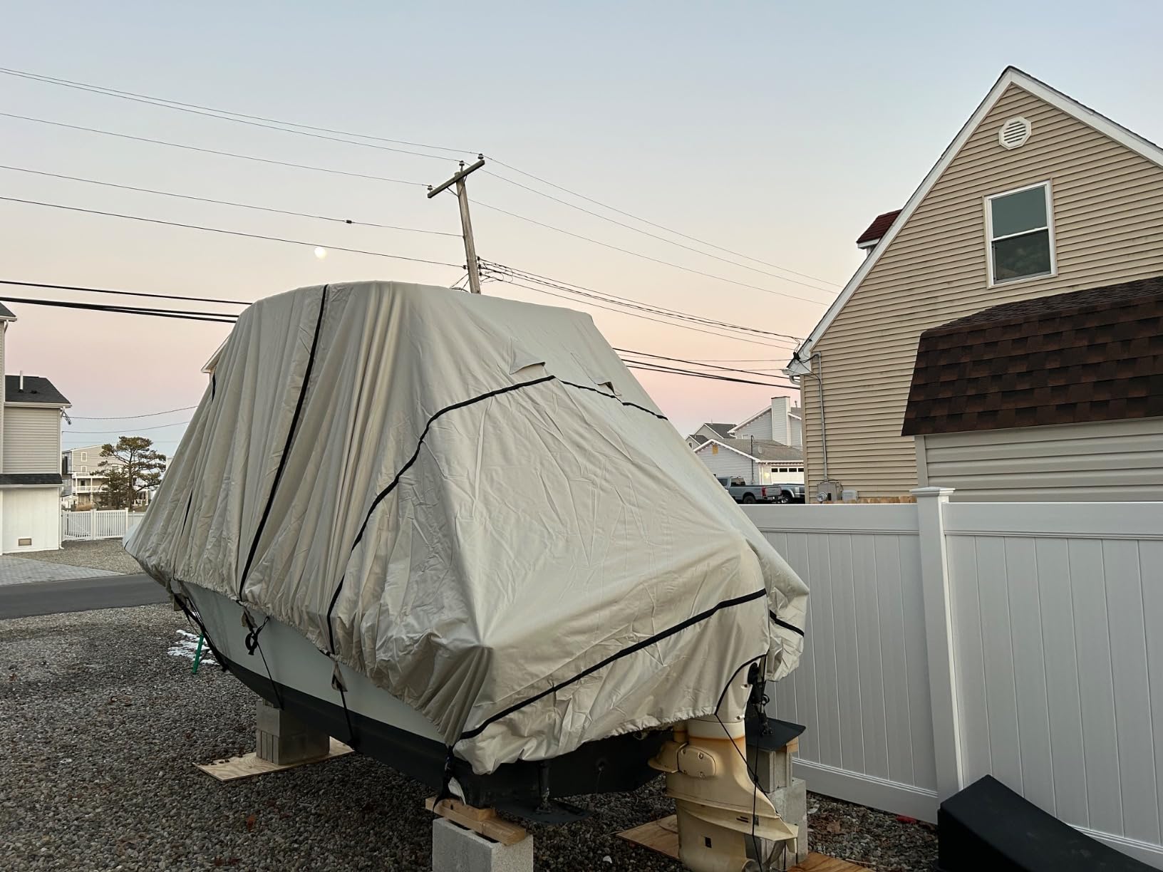 Budge Hard Top T-Top Boat Cover, Waterproof, Fits Boats 22-24 ft Long customer photo 2