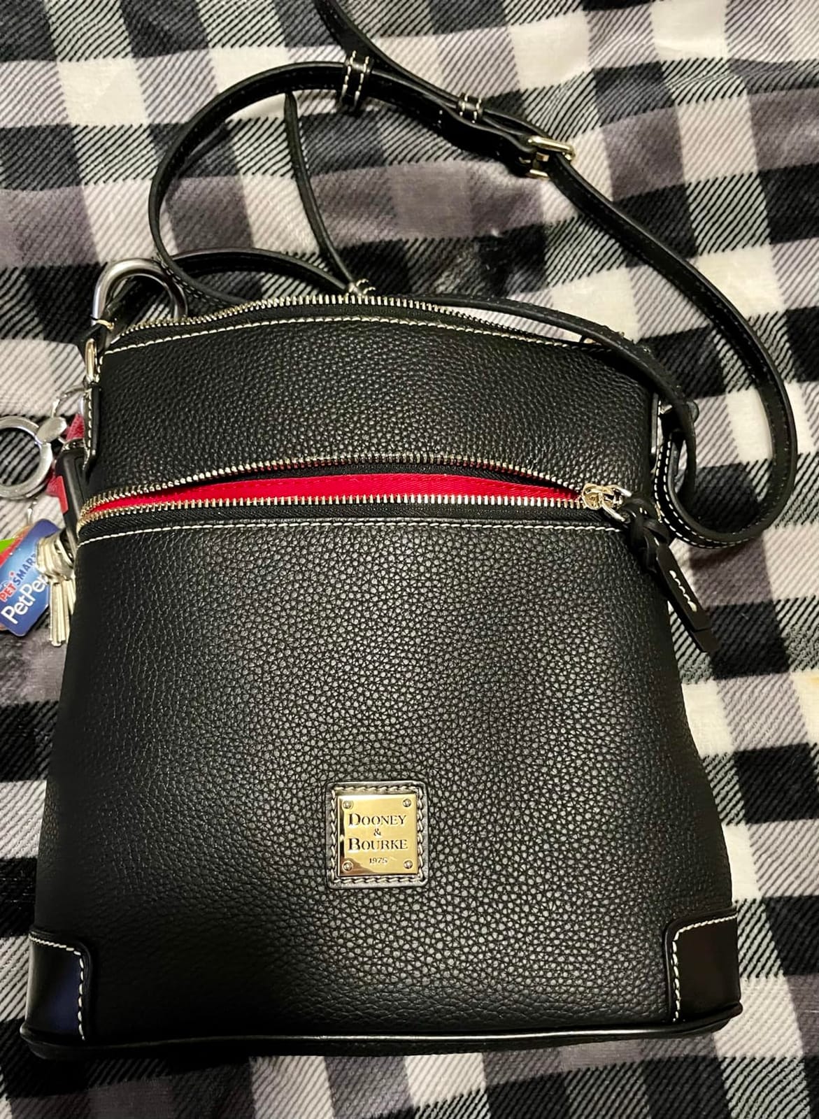 Dooney & Bourke Womens Crossbody, Large Leather Handbag with Shoulder Strap customer photo 1