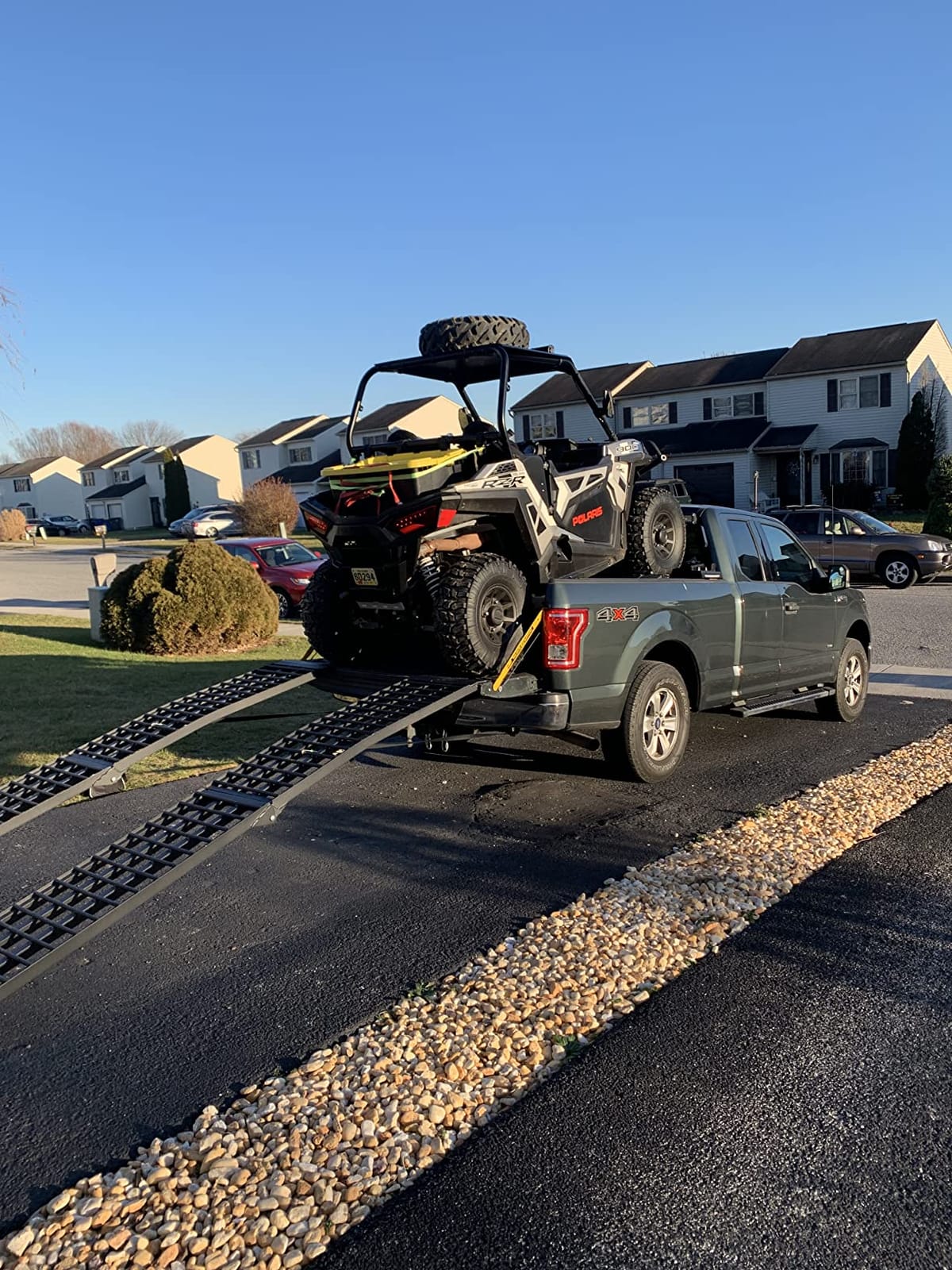 10' UTV/ATV Ramps for Loading Pickup Trucks, 2,000 lb Cap, Titan Ramps customer photo 1