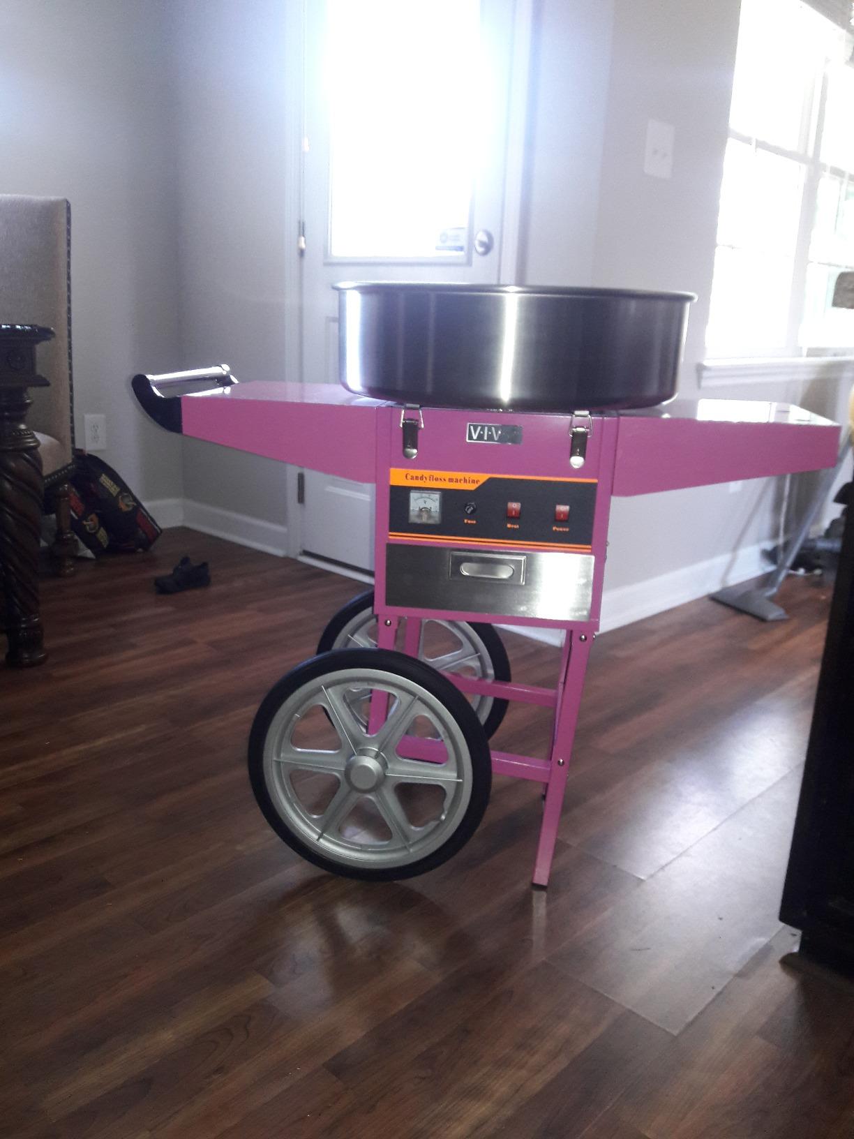 VIVO Pink 1030W Electric Cotton Candy Machine Cart, CANDY-V002 customer photo 2