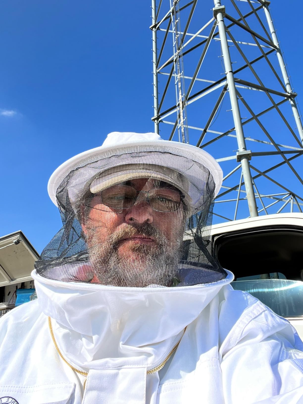 Humble Bee 410 Polycotton Beekeeping Suit with Round Veil customer photo 1