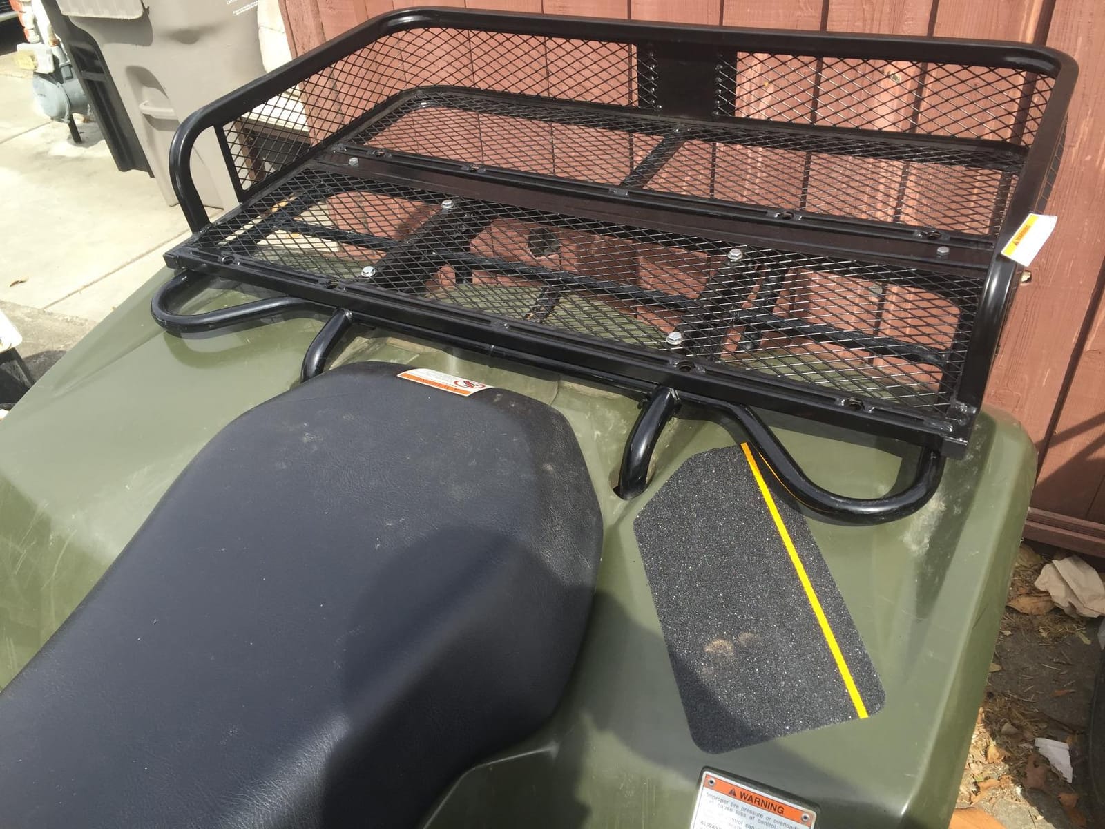 Titan Ramps Universal Rear ATV UTV Steel Cargo Basket Rack, 100 lb Capacity customer photo 1