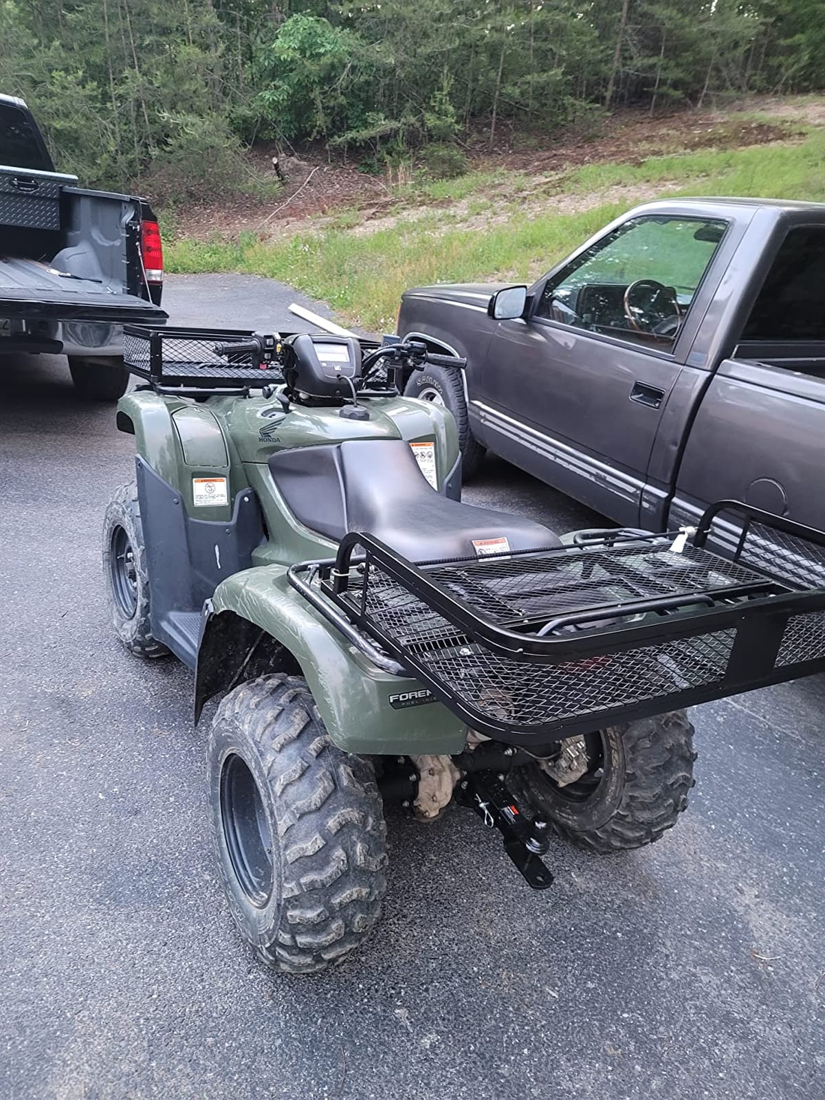 Titan Ramps Universal Rear ATV UTV Steel Cargo Basket Rack, 100 lb Capacity customer photo 2